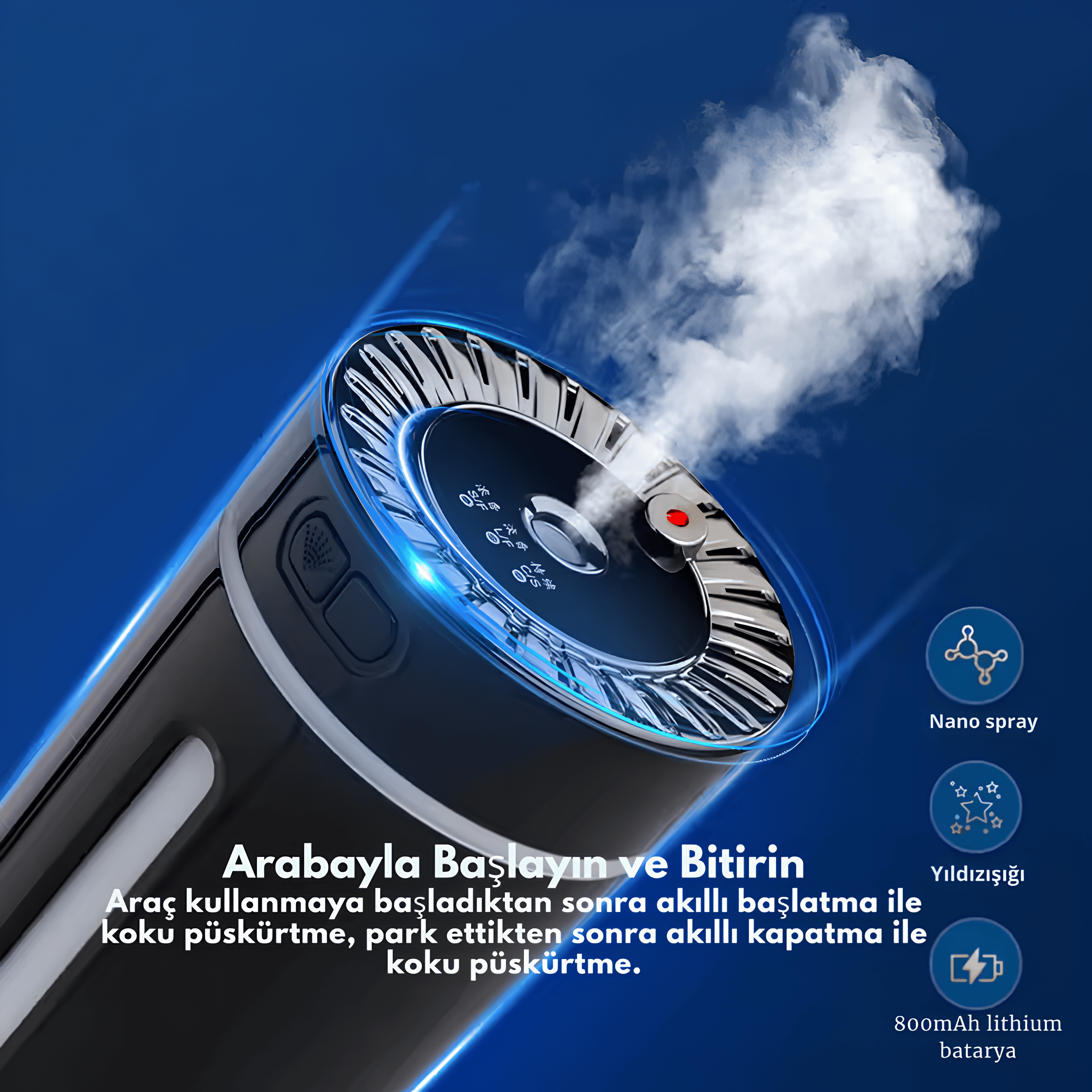 Araç Ambians Buharlı Hava Nemlendirici