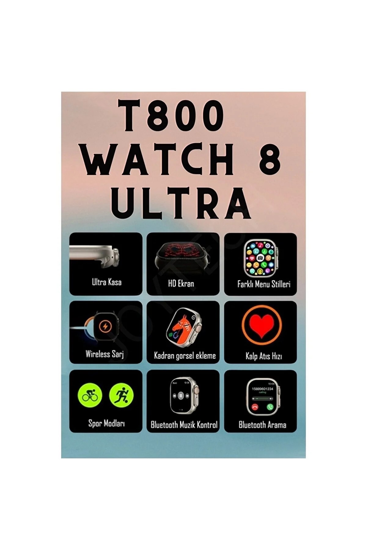 Watch 8T Ultra 2 Akıllı Saat