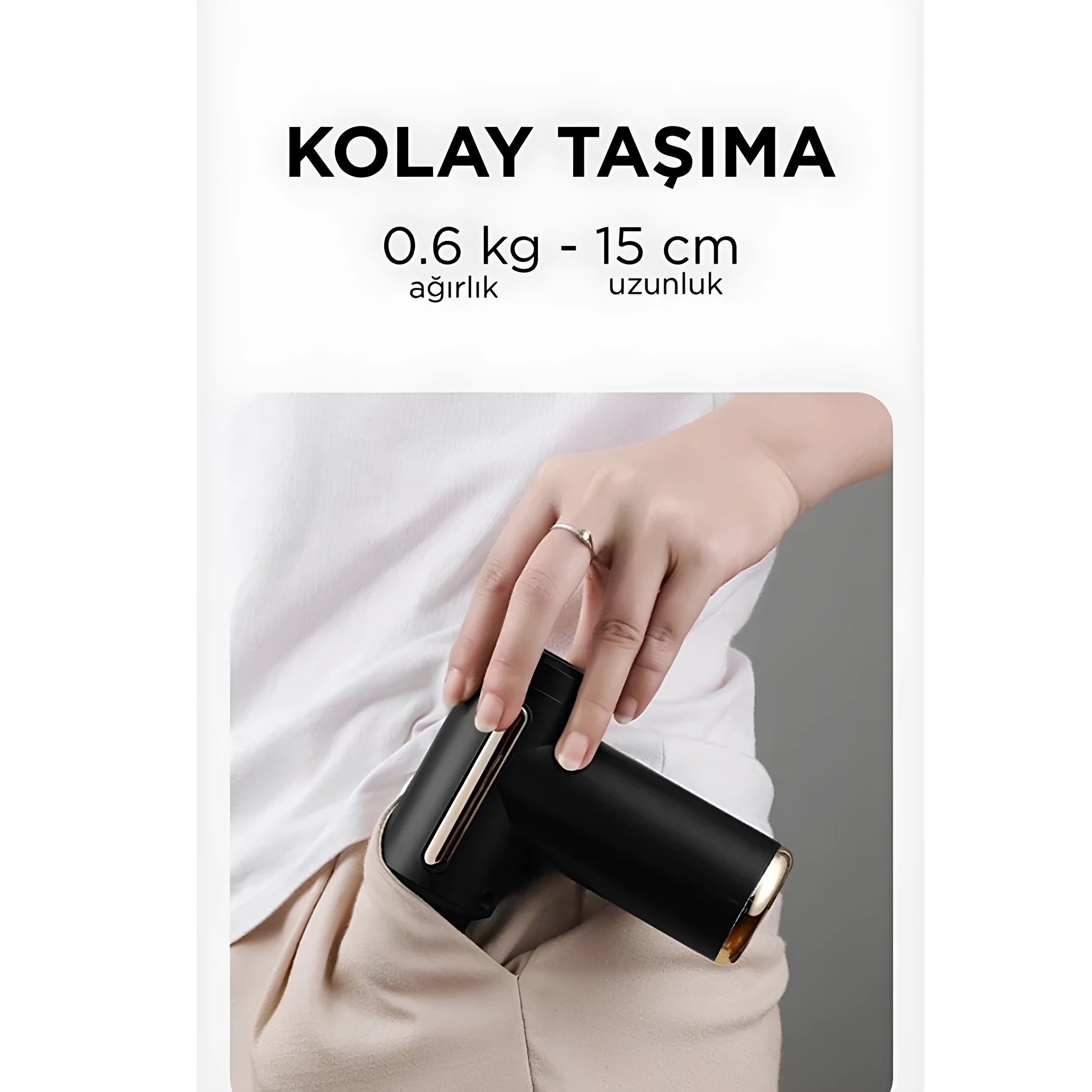 Darbeli Titreşimli Şarjlı Sporcu Masaj Tabancası