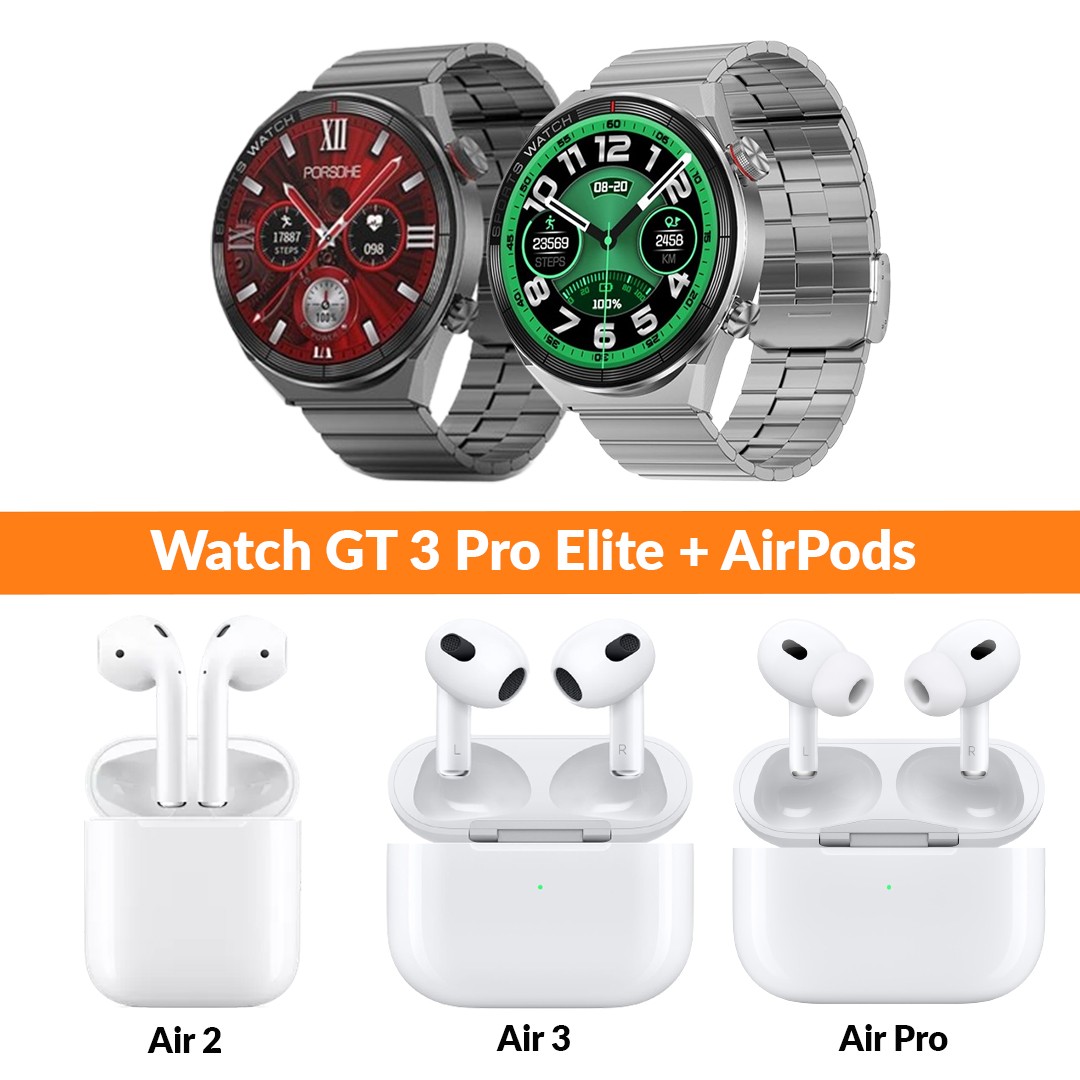 Watch Gt3 Pro Elite + AirPods