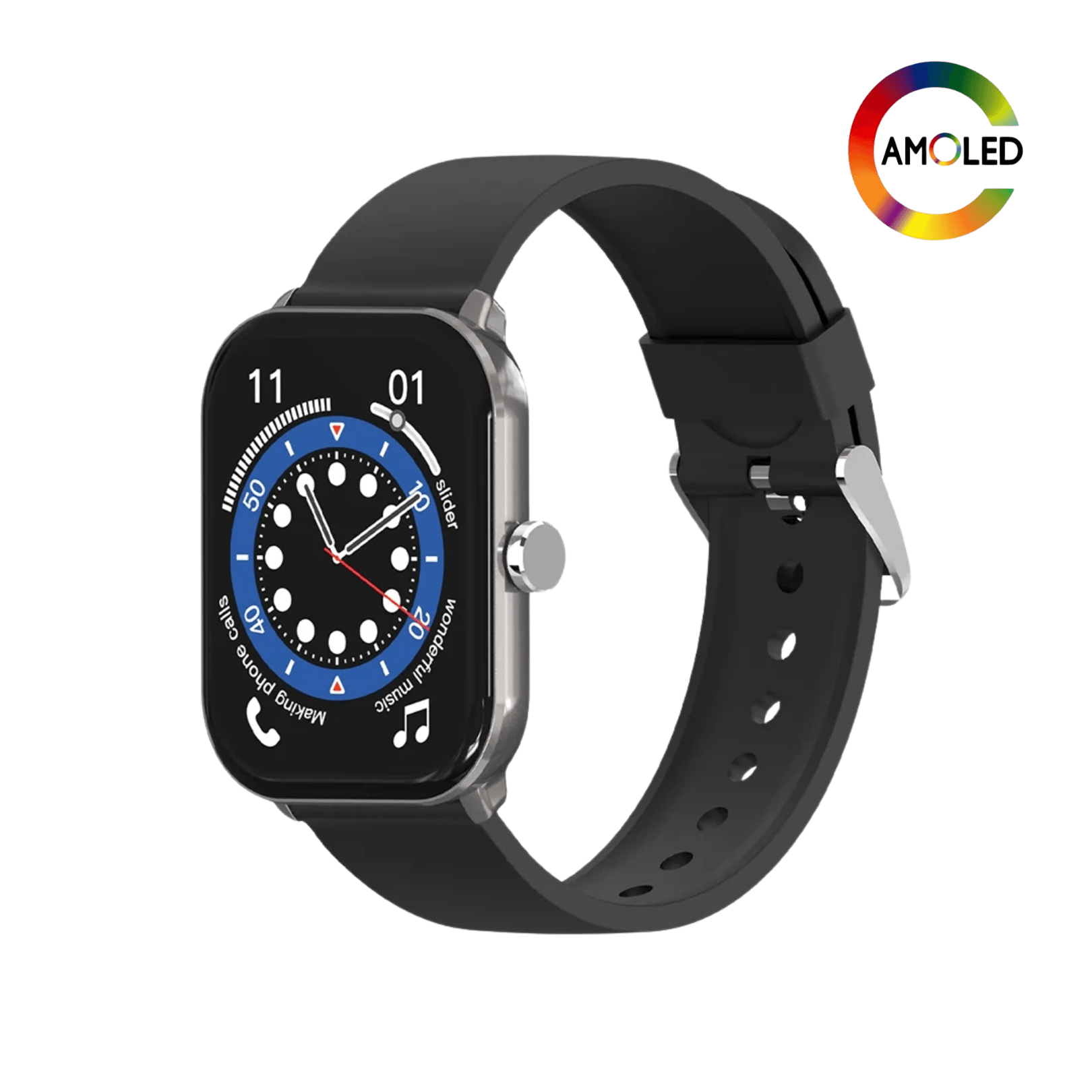 Watch C1 Akıllı Saat Siyah