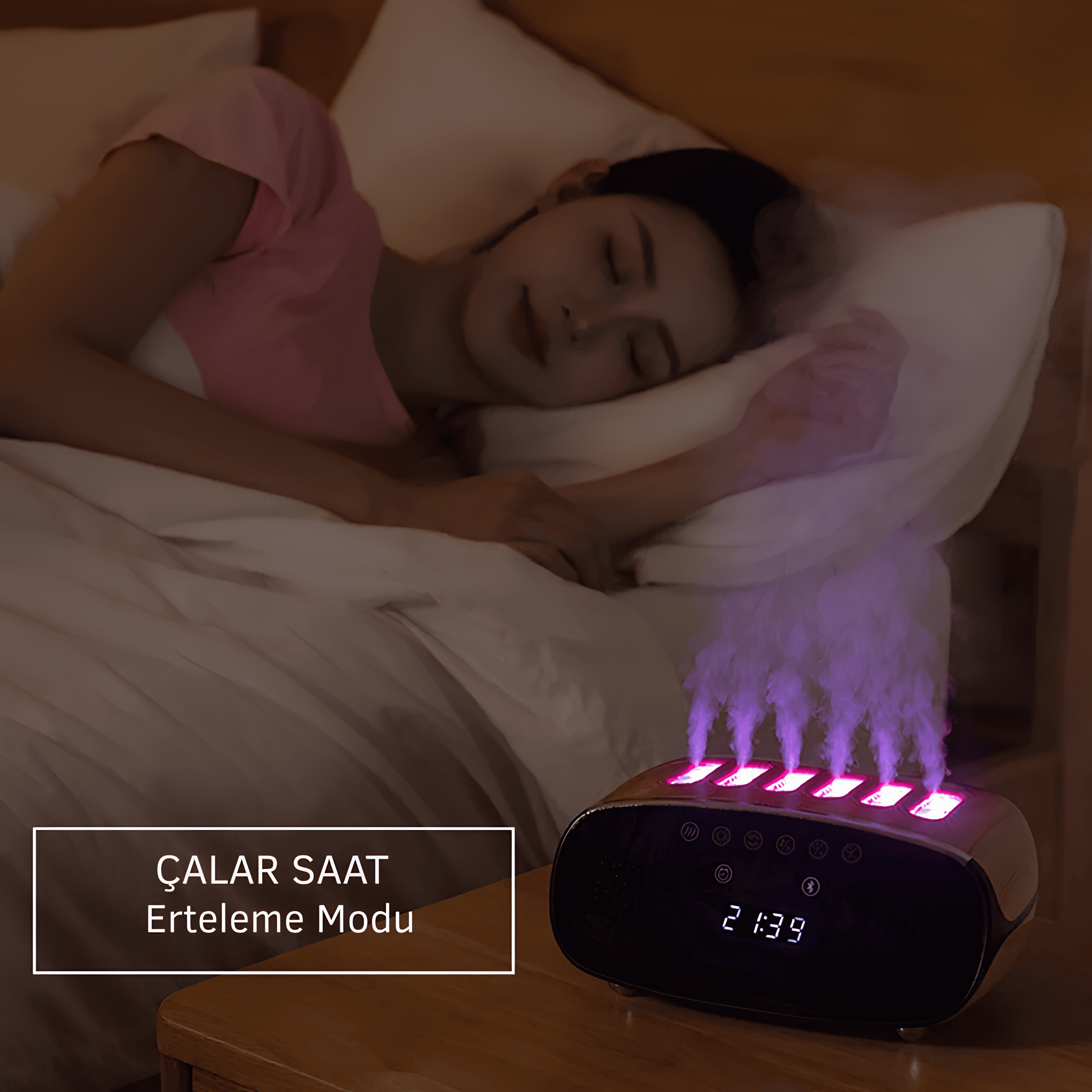 Çok Fonksiyonlu Aroma Dijital Spekaer Nemlendirici