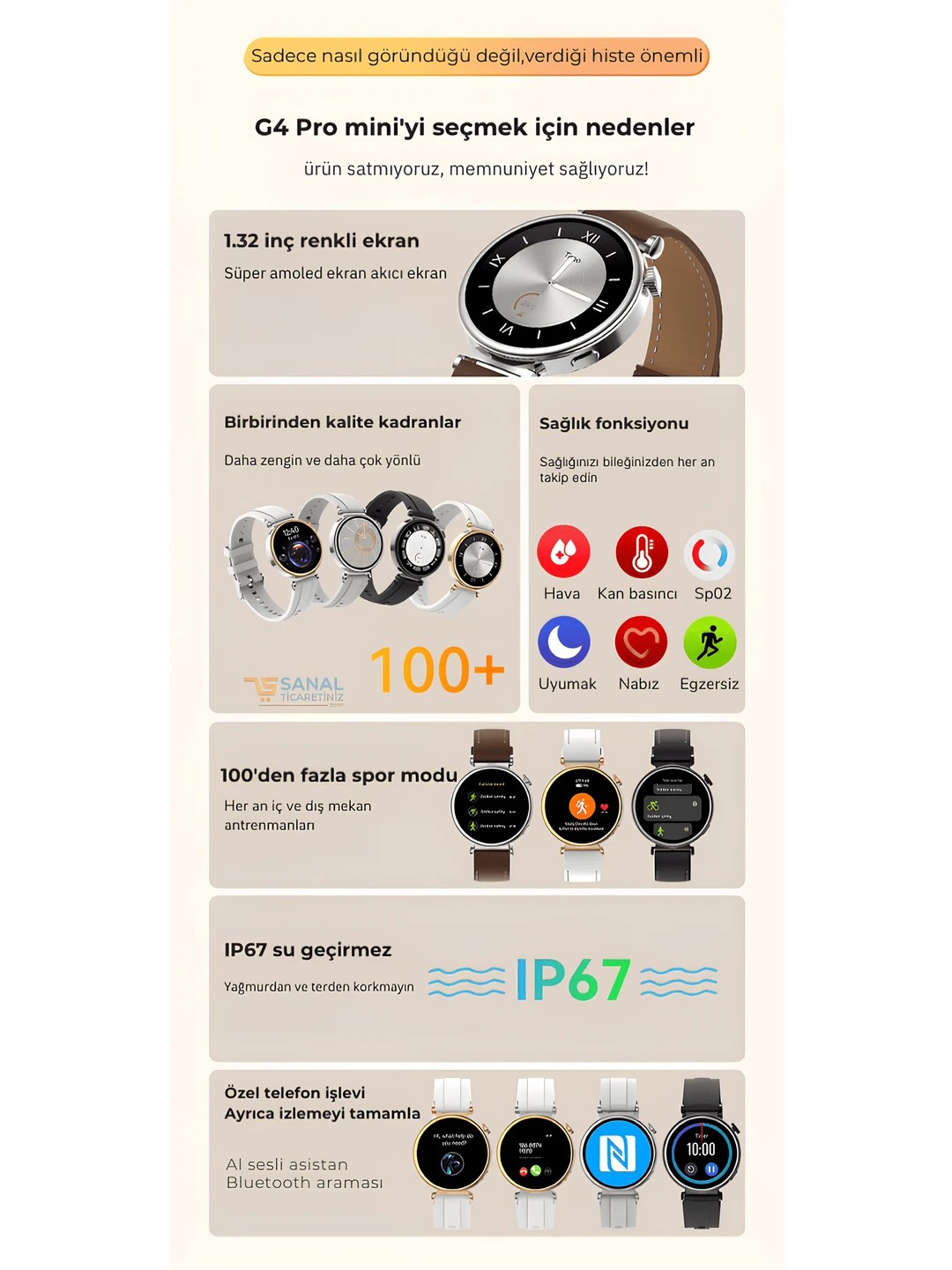 Watch G4 Pro Mini Akıllı Saat