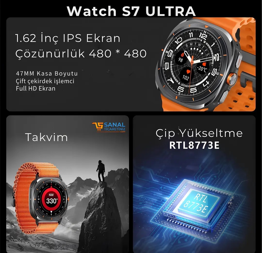 Watch S7 Ultra Akıllı Saat
