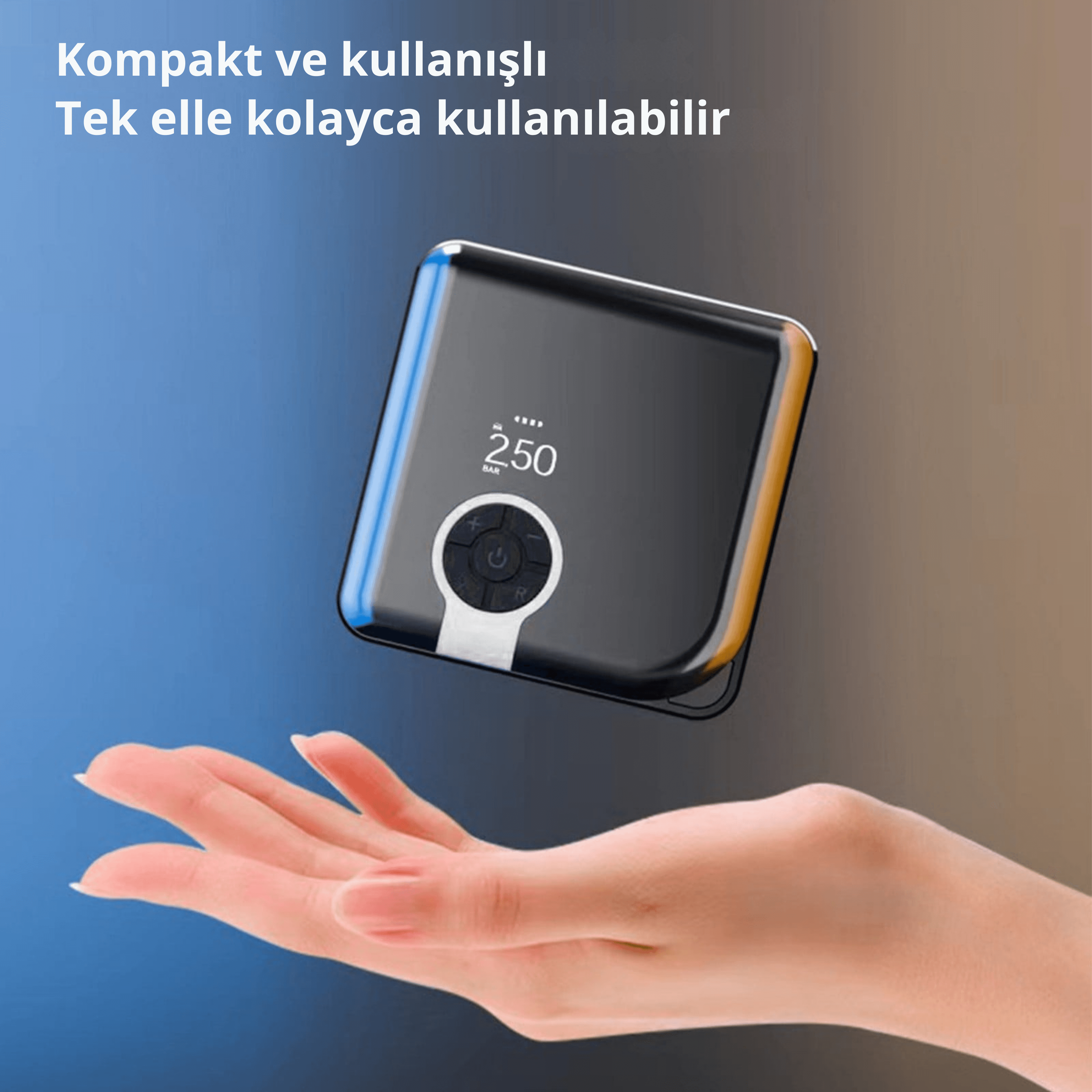 Zyco-001 Taşınabilir Akıllı Dijital Ekranlı Araç Hava Kompresörü