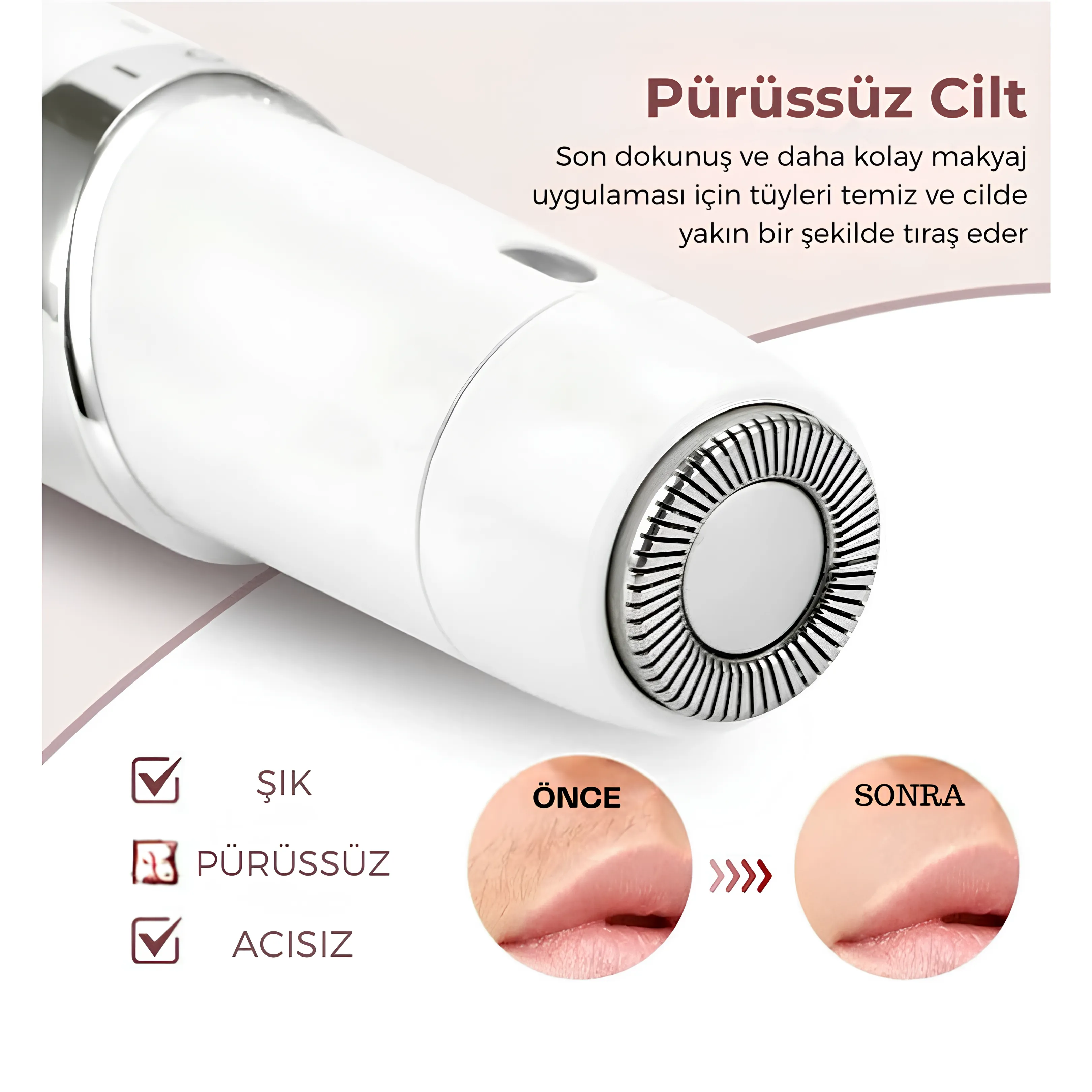 Acısız Yüz Epilasyon Cihazı