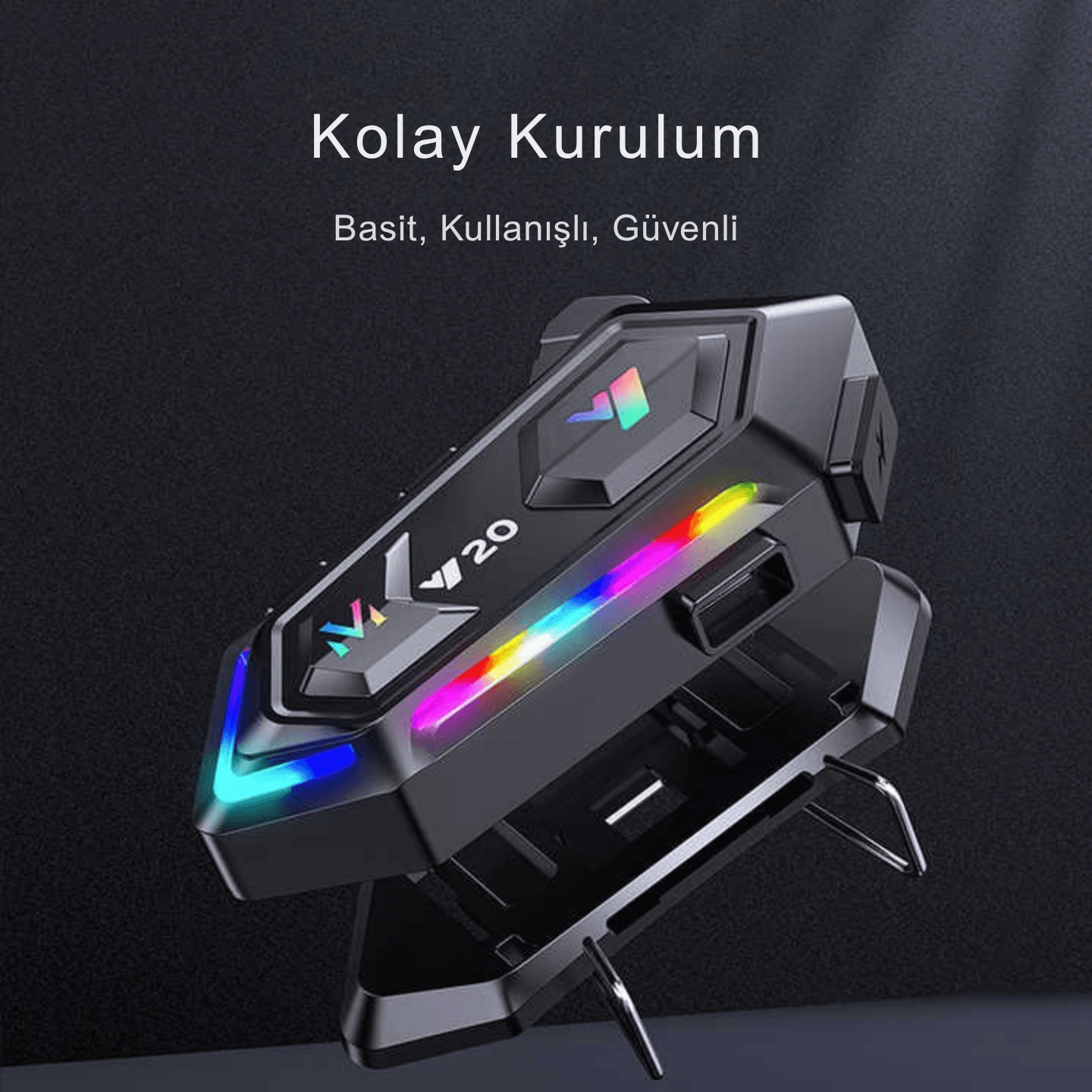 YAMA20 Motosiklet Bluetooth Kulaklık Interkom