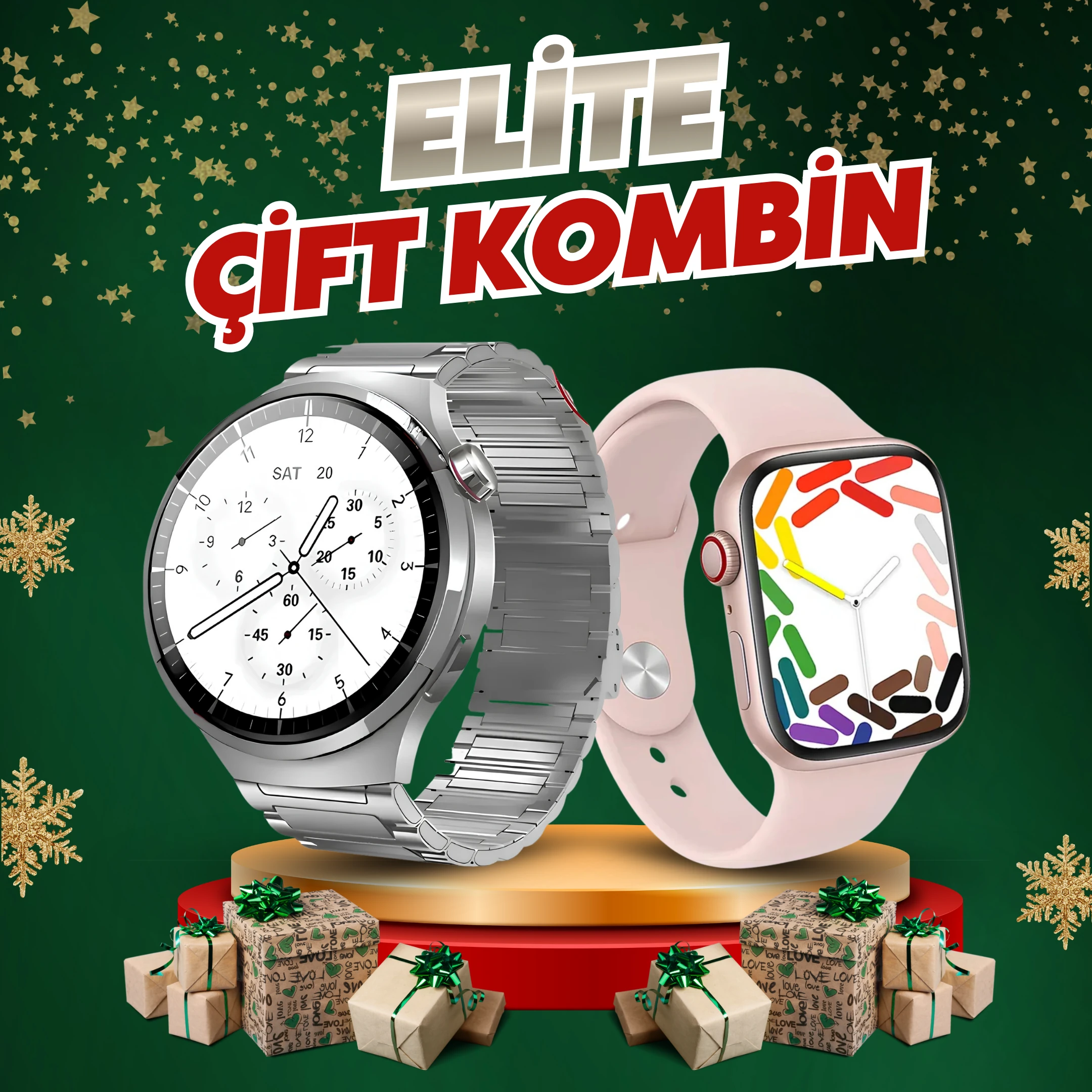 Watch HW10 Pro & Watch 9 Mini Çift Kombin