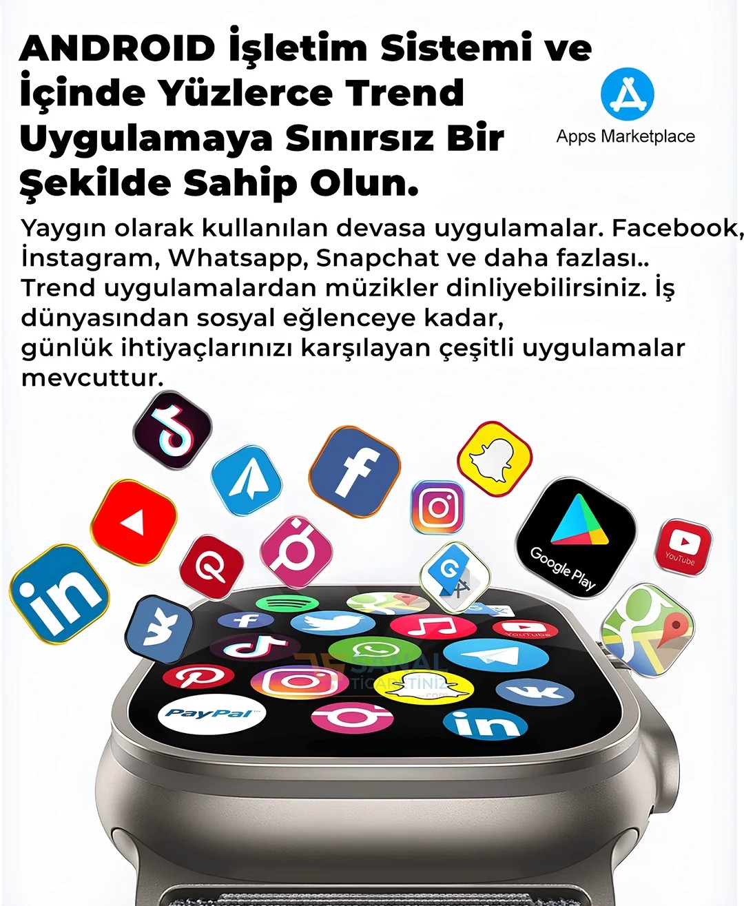 Watch Ultra 2 Pro Max Wifi Android Akıllı Saat 