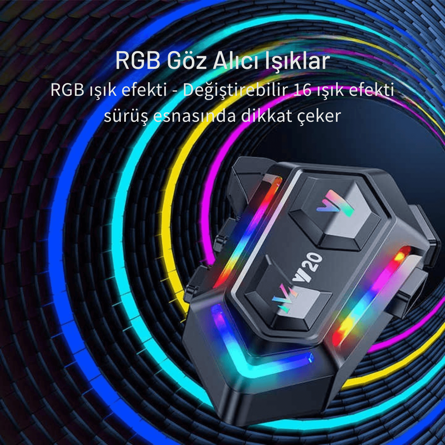 YAMA20 Motosiklet Bluetooth Kulaklık Interkom