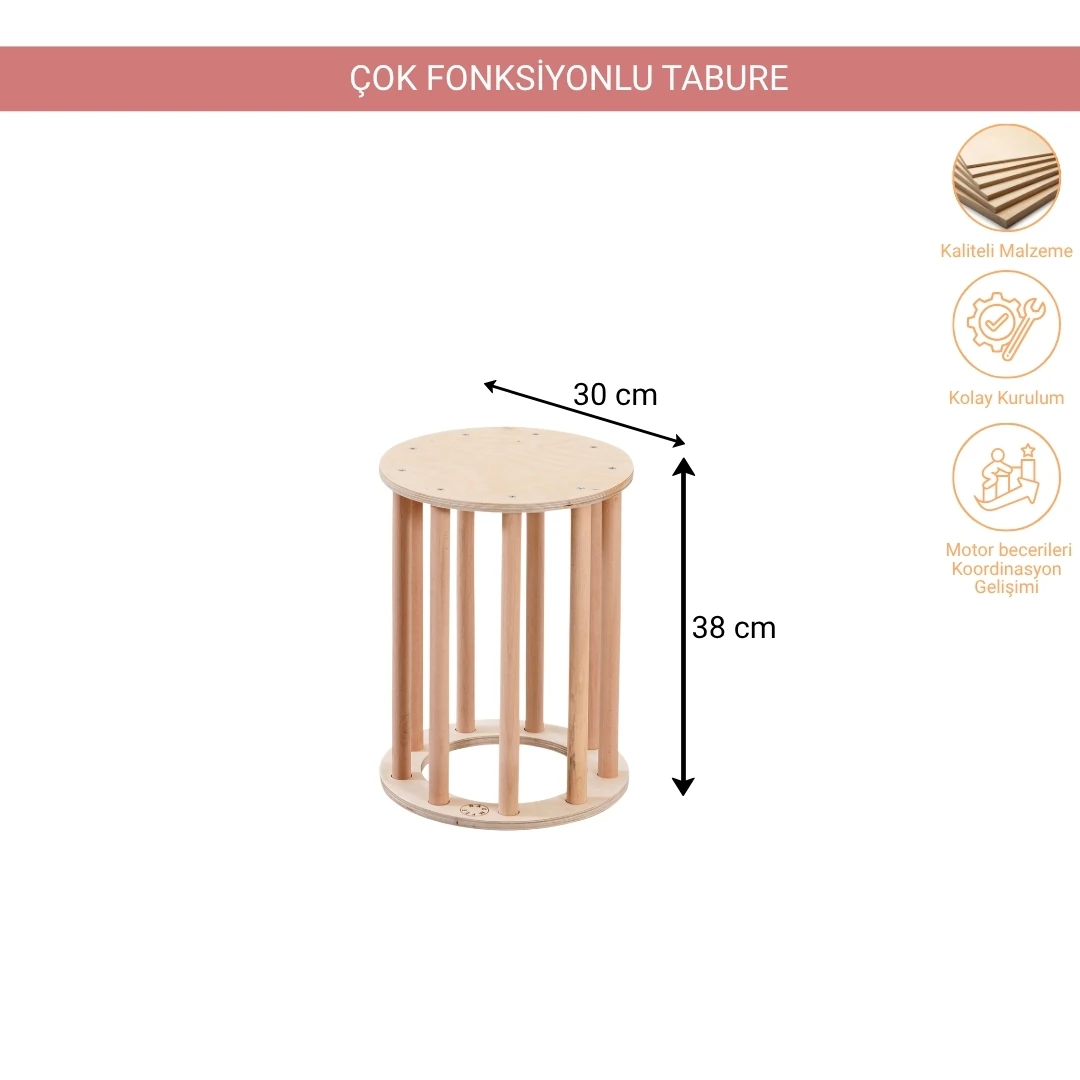 Montessori Pikler Halkası Sandalyesi