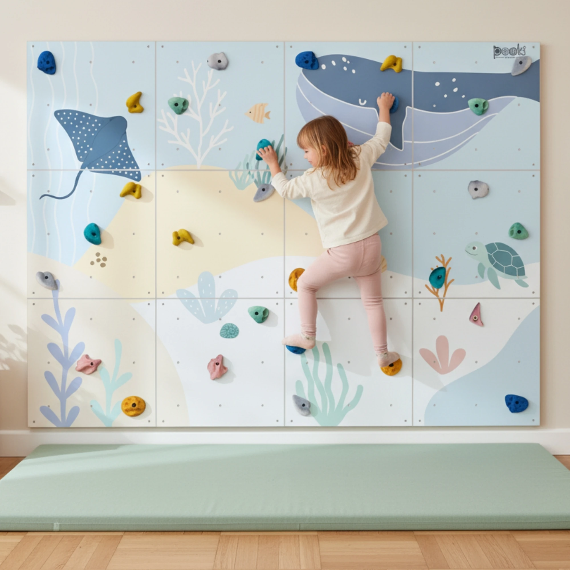 Okyanus Temalı Tırmanma Duvarı