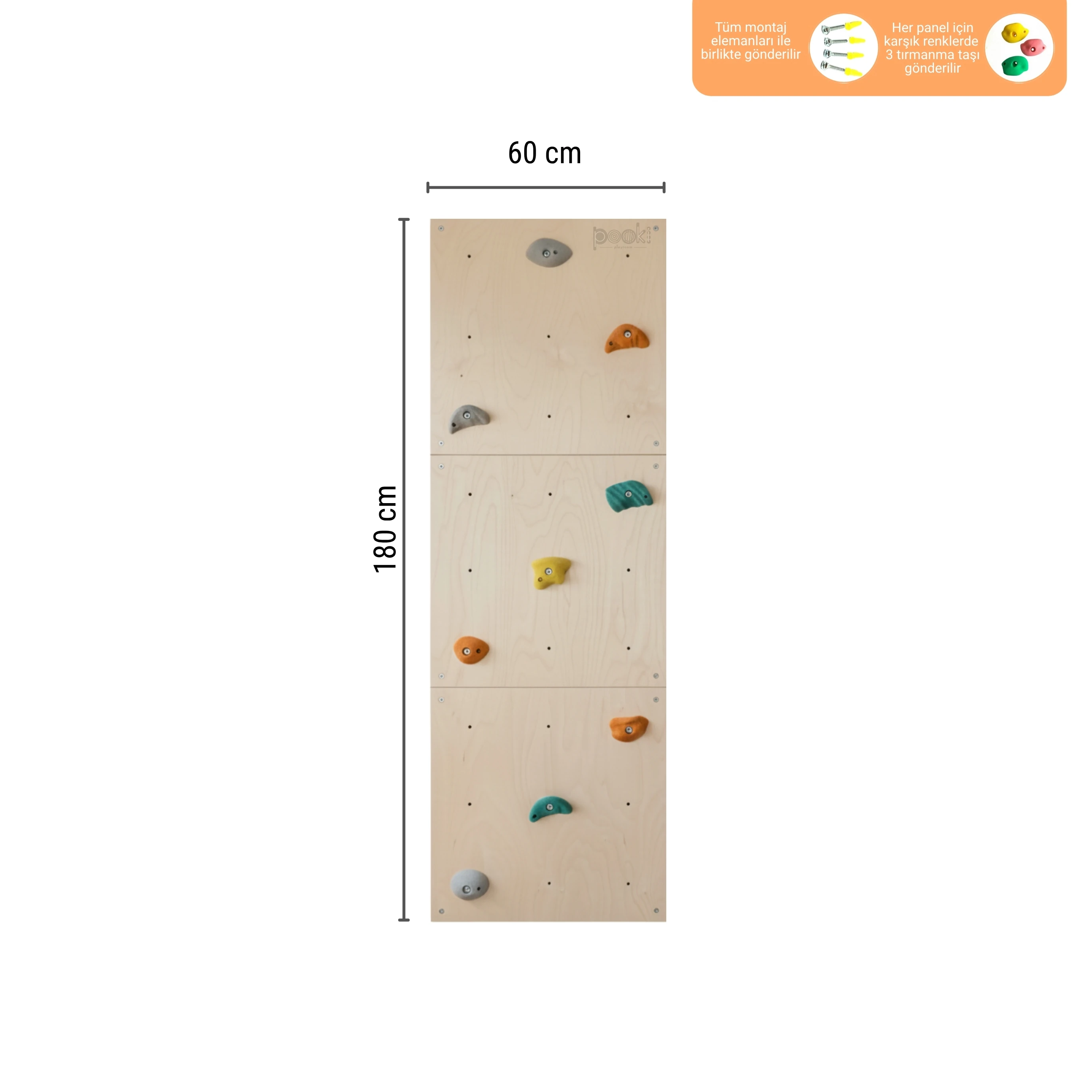 Ahşap Tırmanma Duvarı