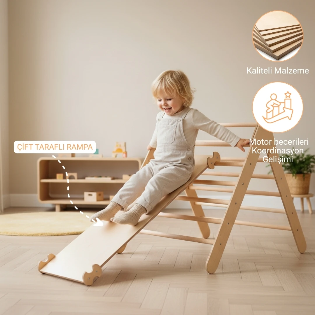 Montessori Çift Taraflı Rampa