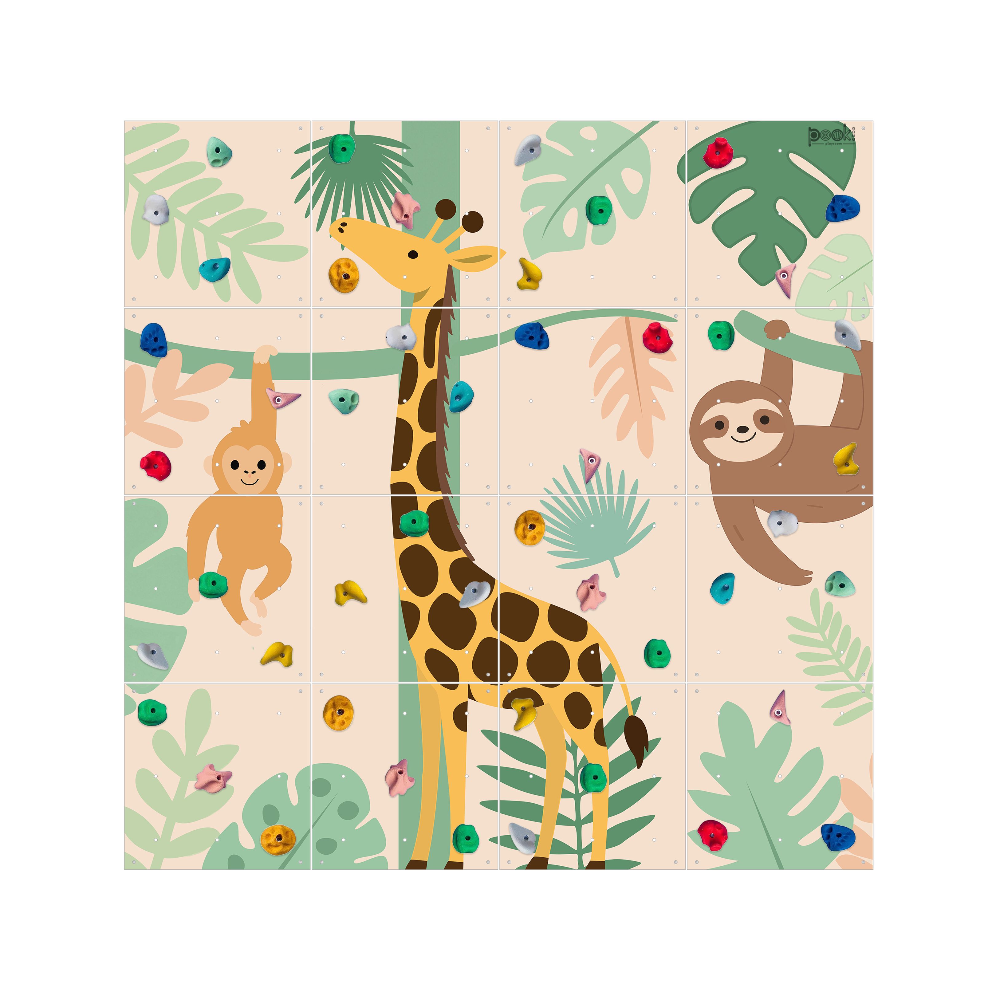 Safari Temalı Tırmanma Duvarı - 240x240