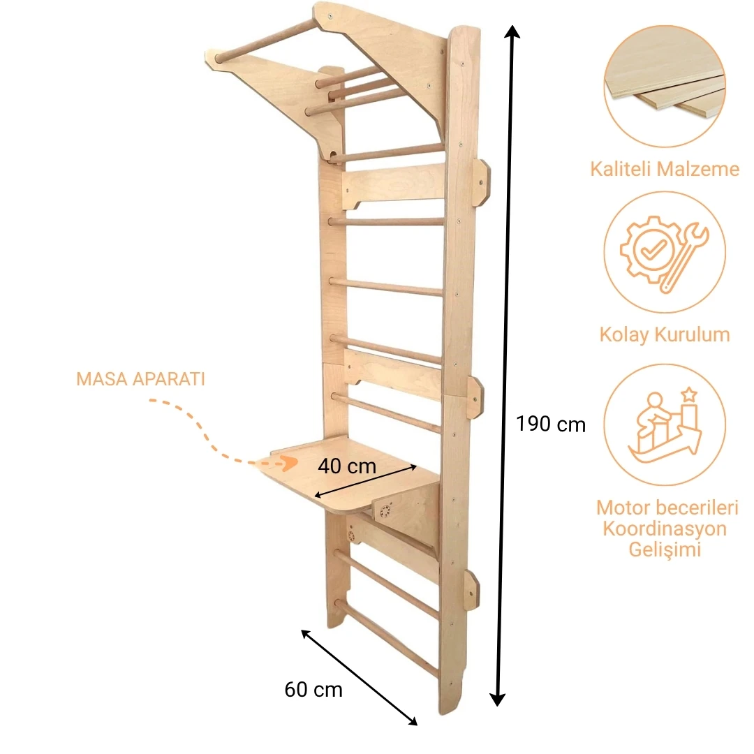 İsveç Tırmanma Duvarı Seti
