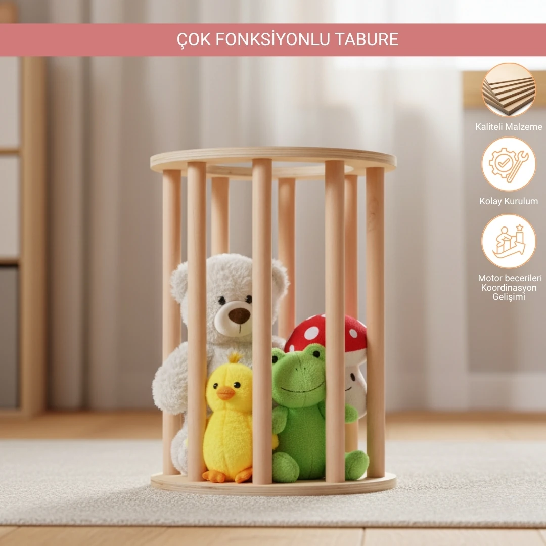 Montessori Pikler Halkası Sandalyesi