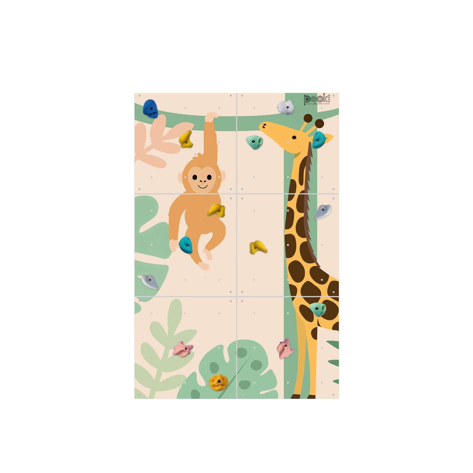 Safari Temalı Tırmanma Duvarı - 120x180