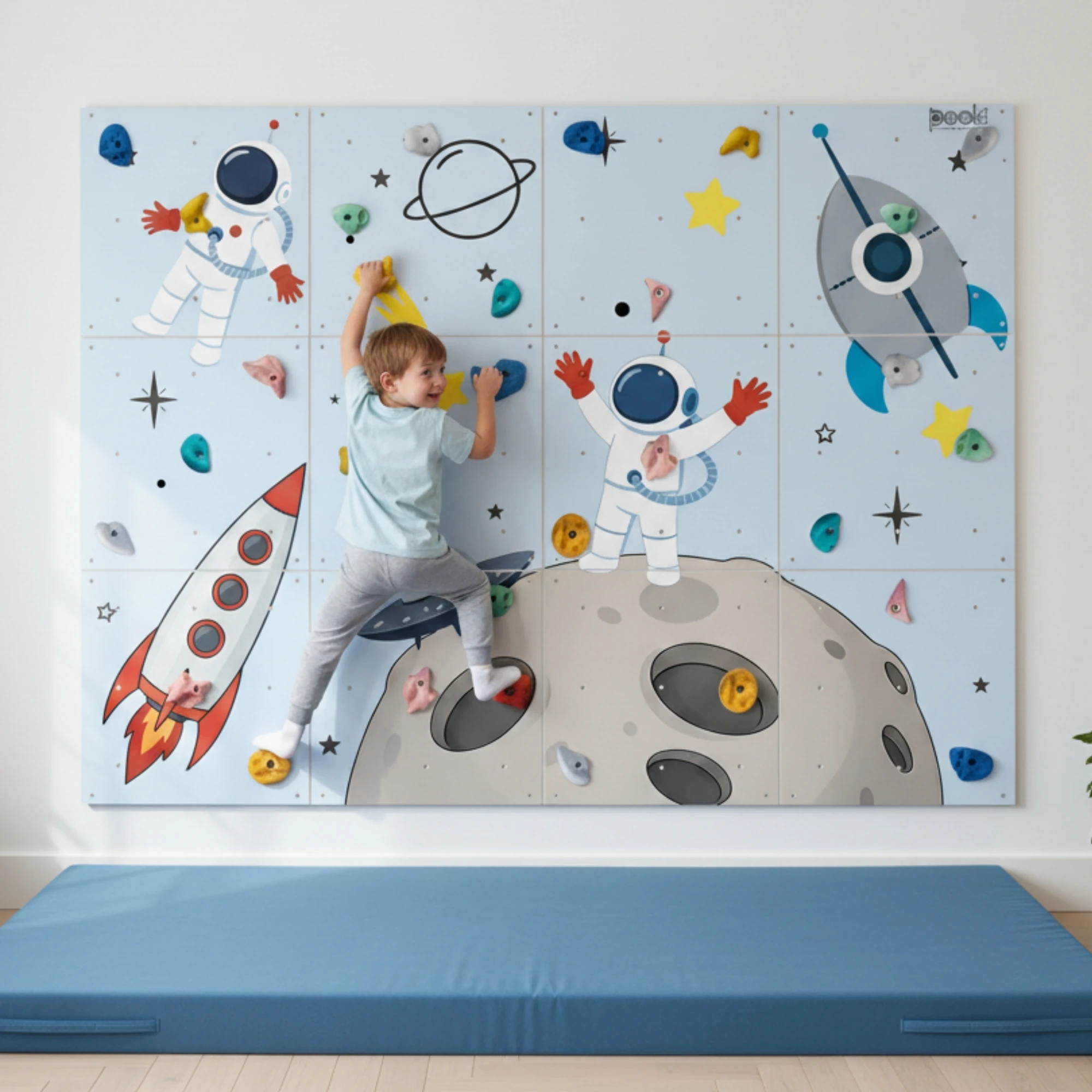 Uzay Temalı Tırmanma Duvarı
