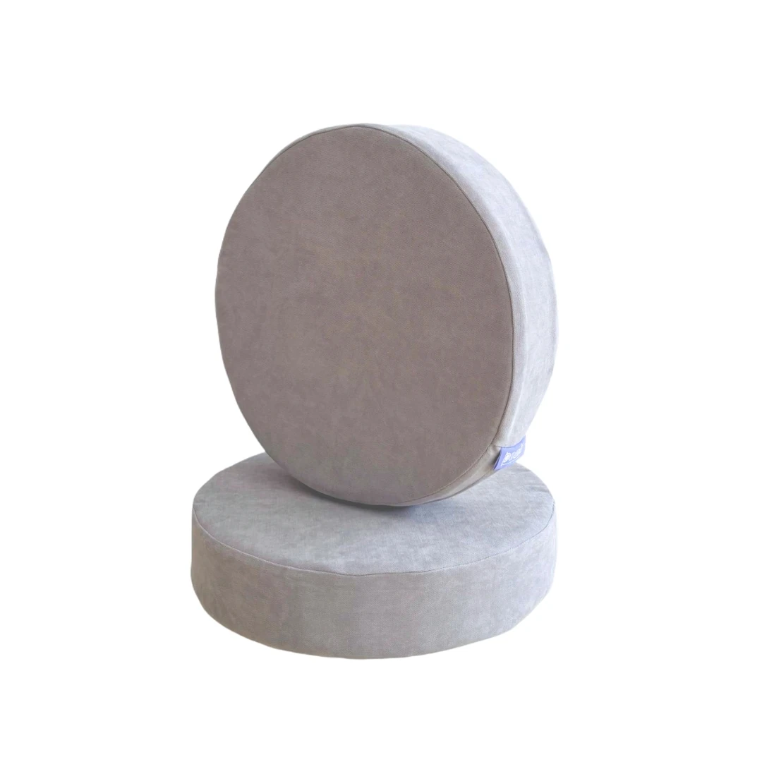 2'li Yuvarlak Minder - Gri
