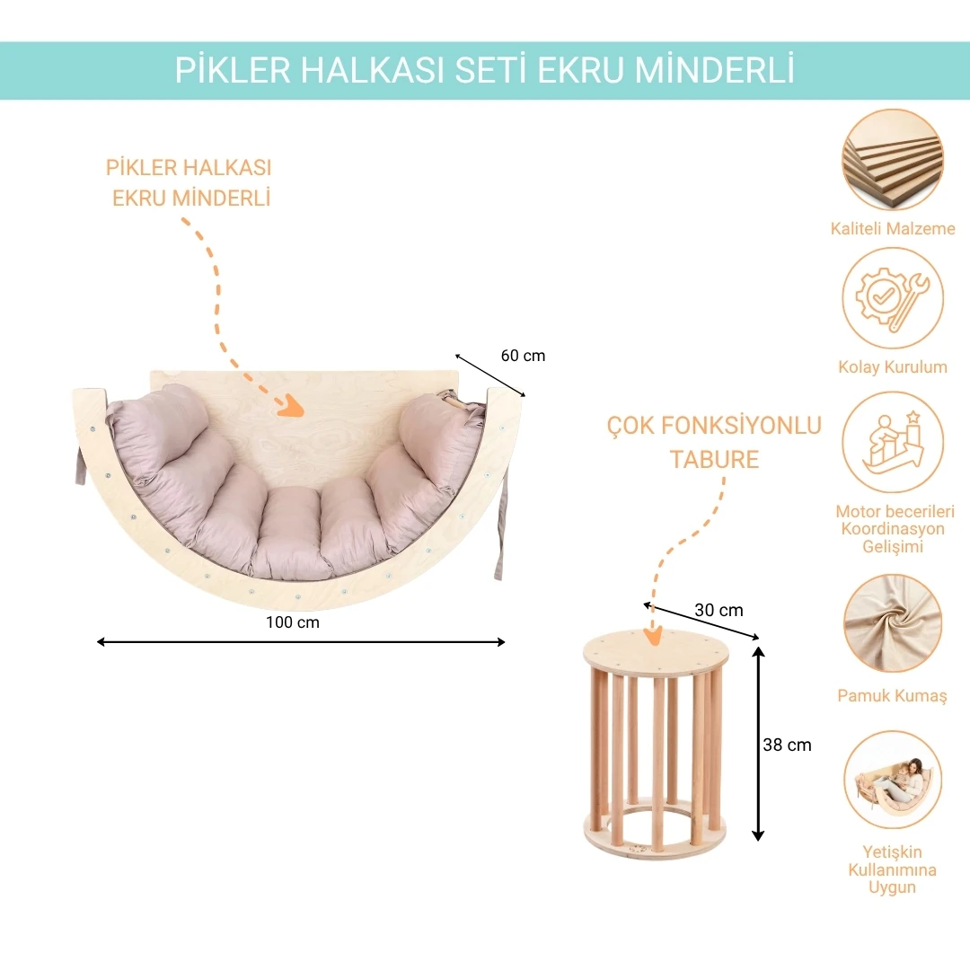 Montessori Pikler Halkası Seti