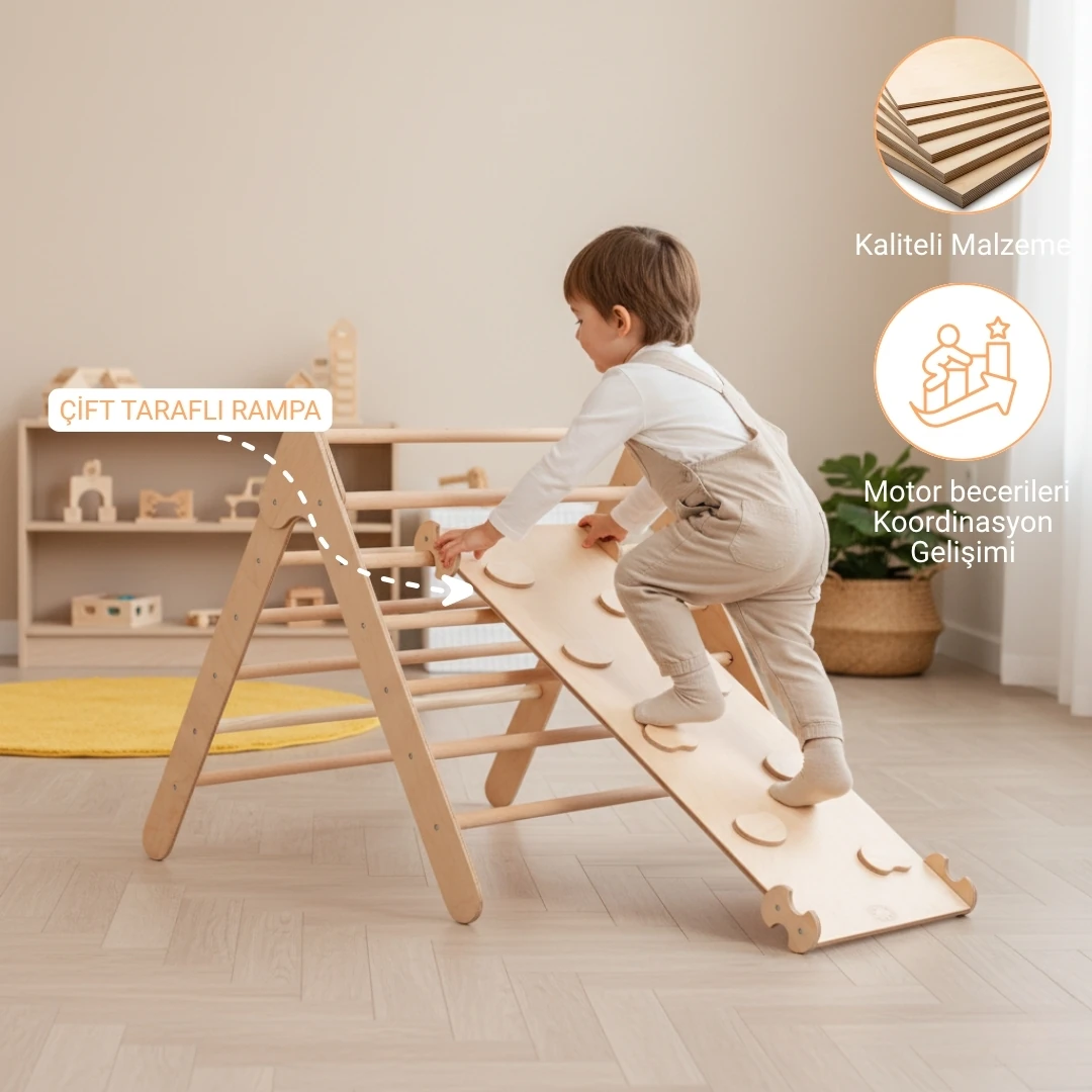 Montessori Çift Taraflı Rampa
