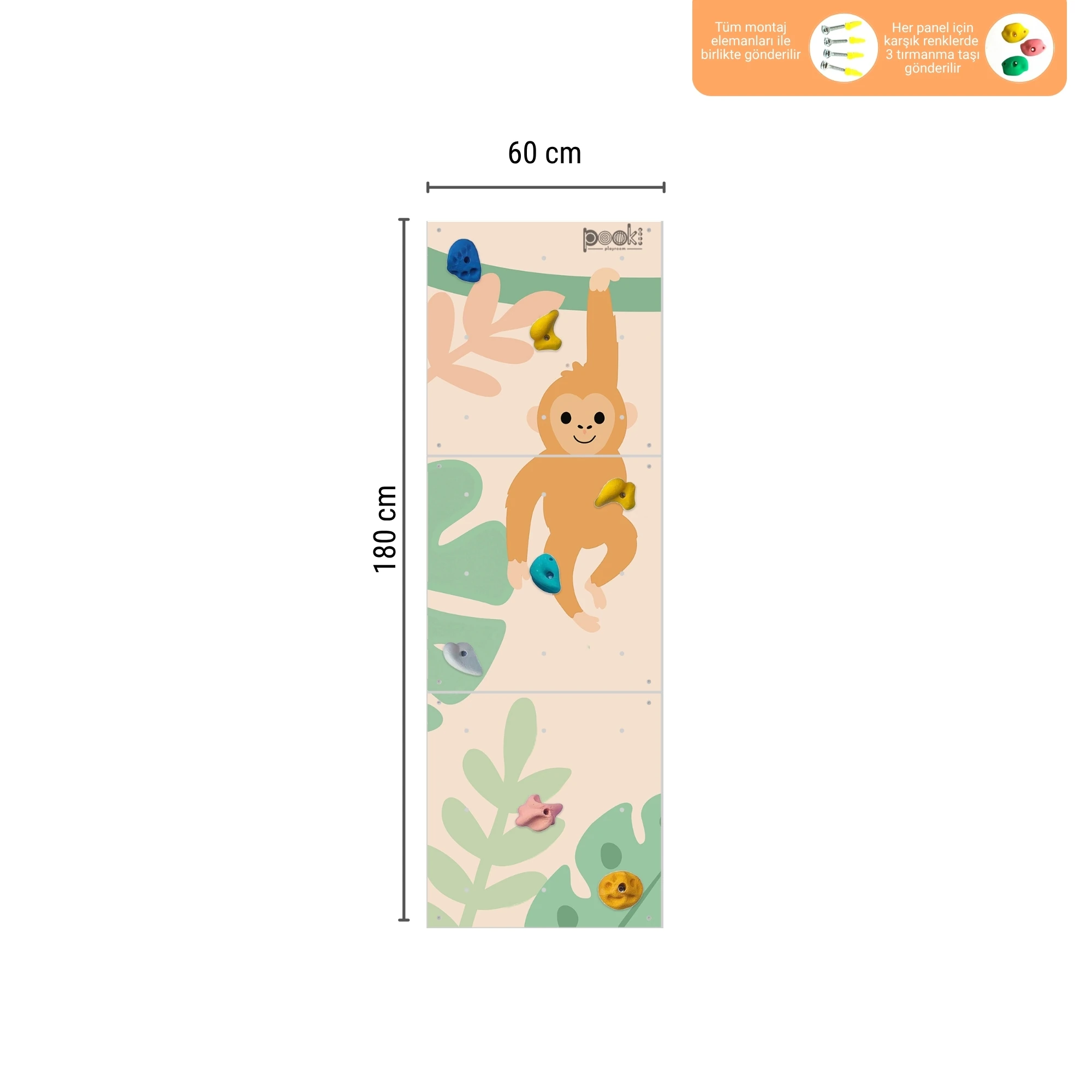 Safari Temalı Tırmanma Duvarı