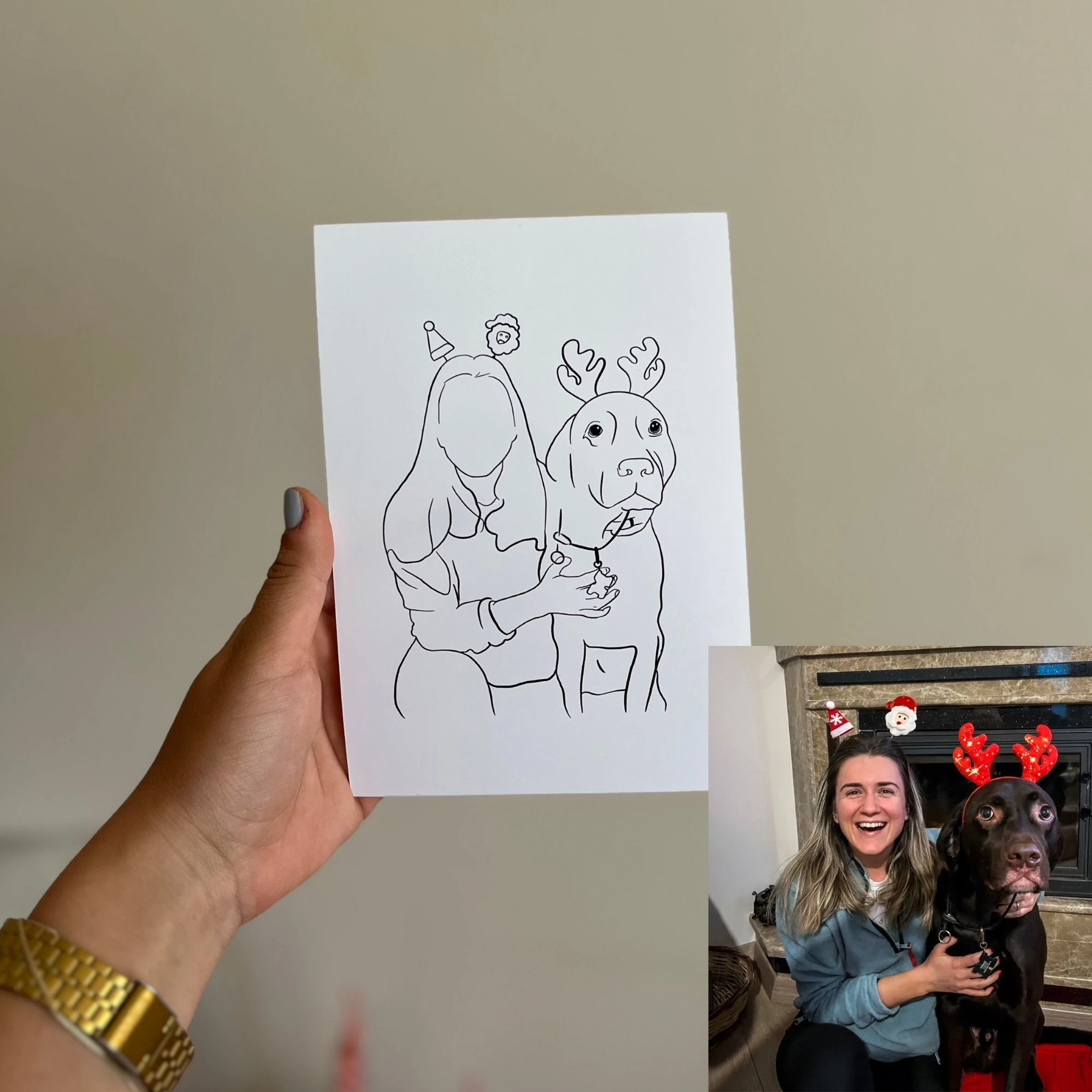 İnsan & Hayvan Portresi Çizgi Tasarım