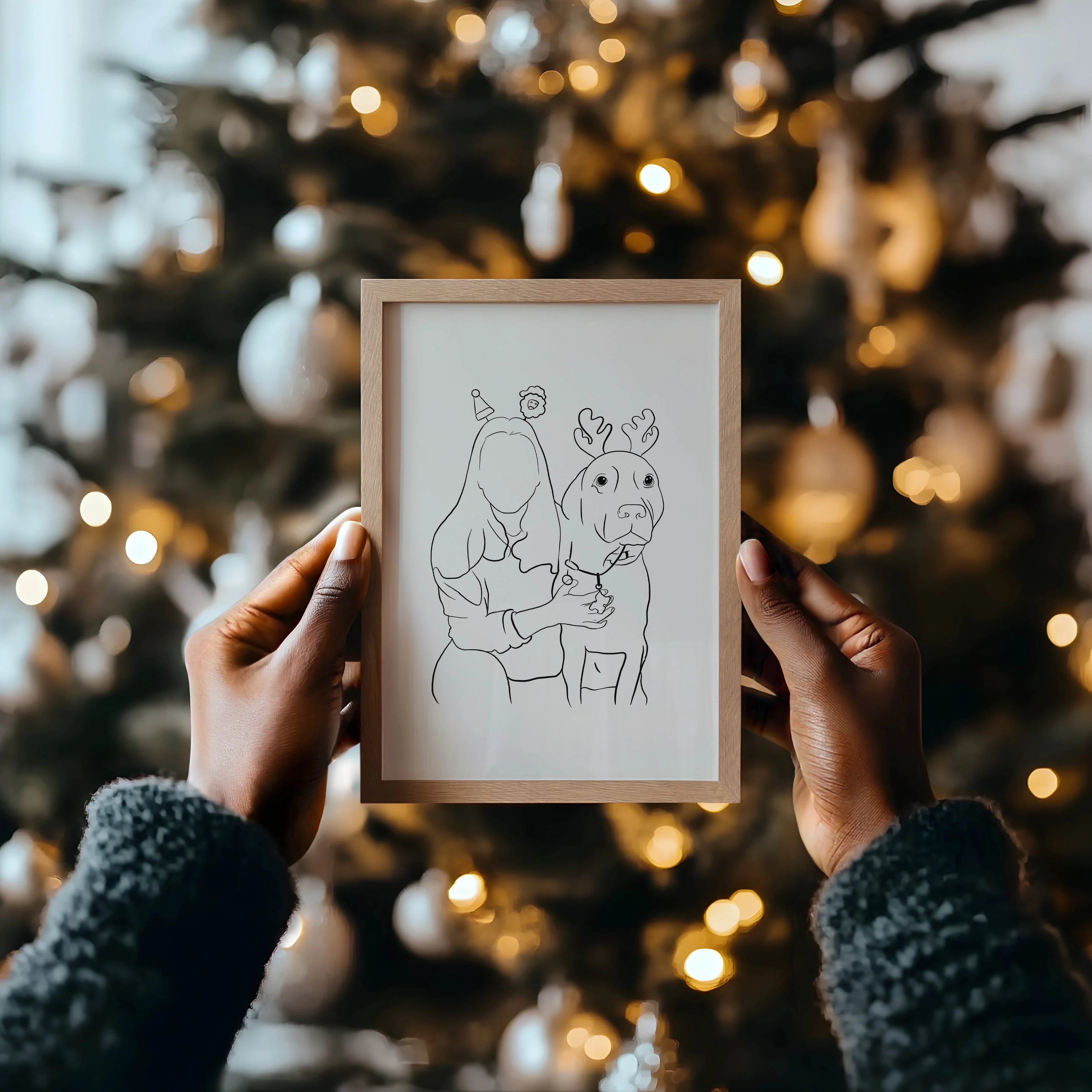 İnsan & Hayvan Portresi Çizgi Tasarım