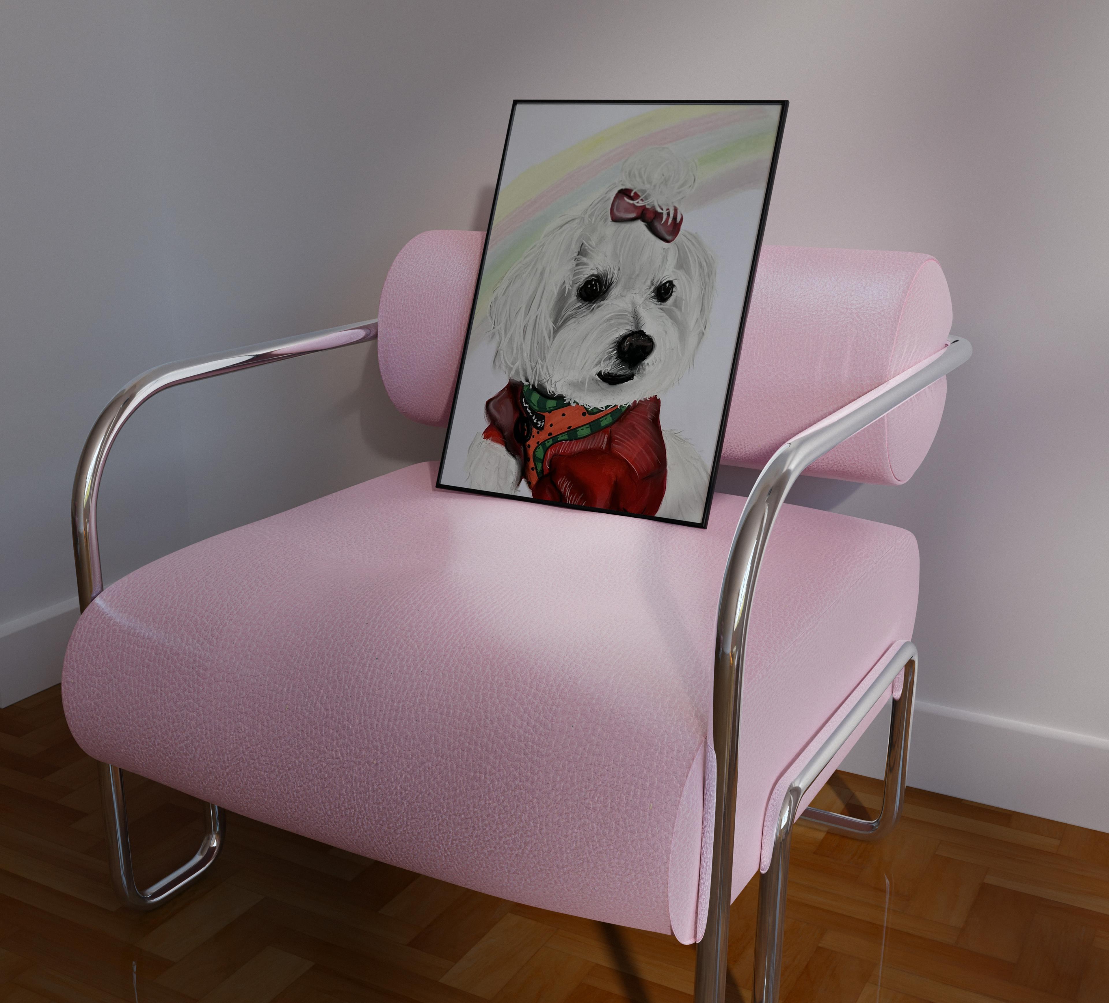 Pastel Gökkuşağı Evcil Hayvan Portresi