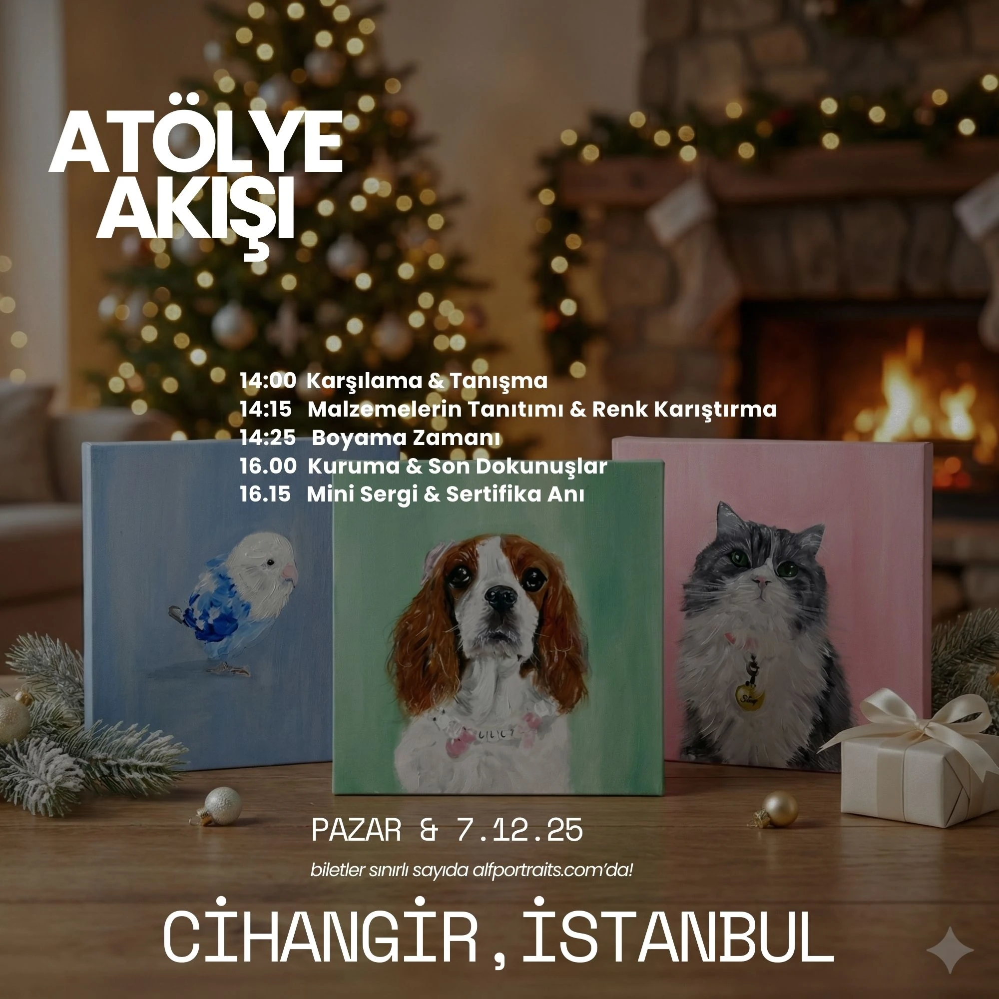 Art & Soul, Evcil Hayvan Çizim Workshop Bileti