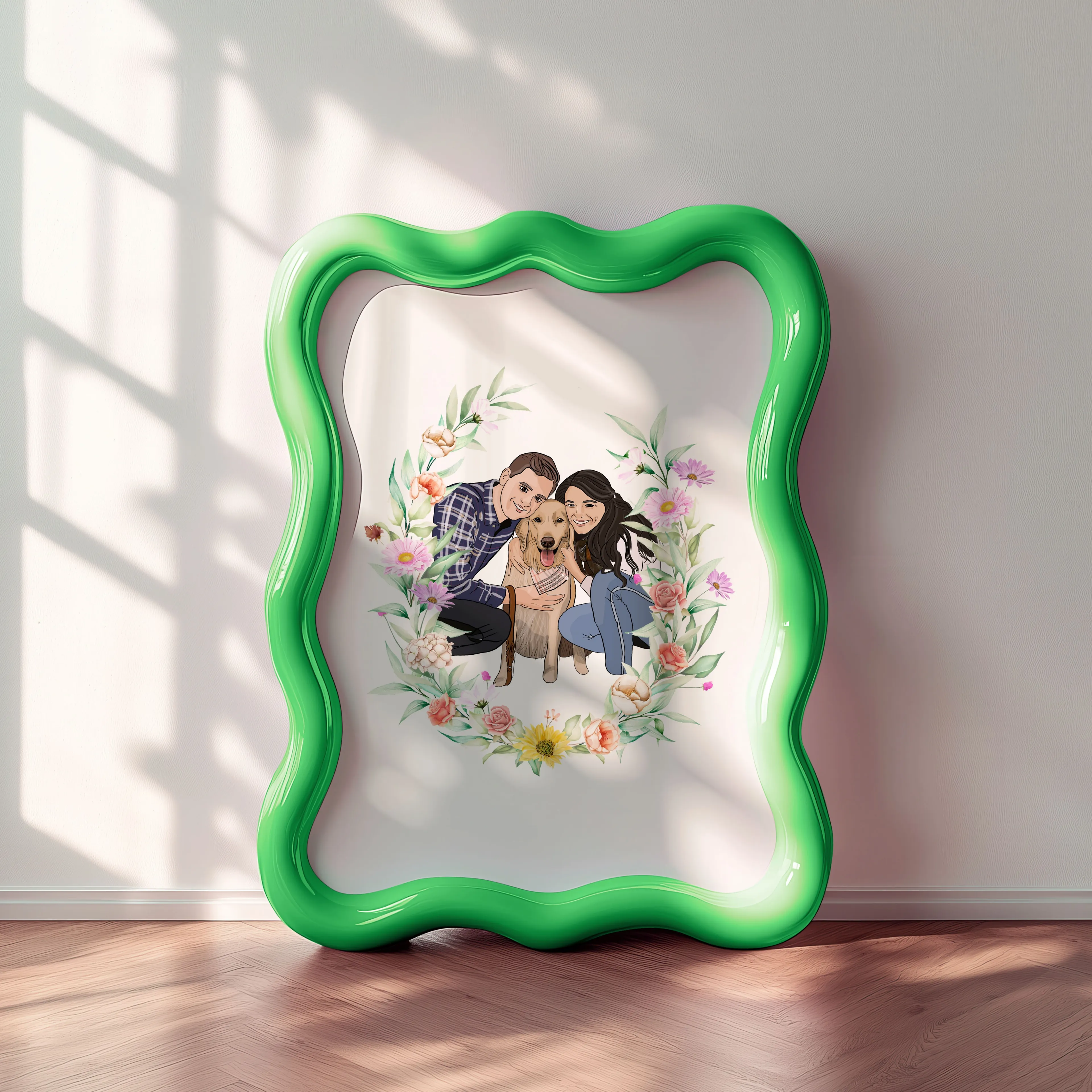 Çiçekli Aile Portresi - 3