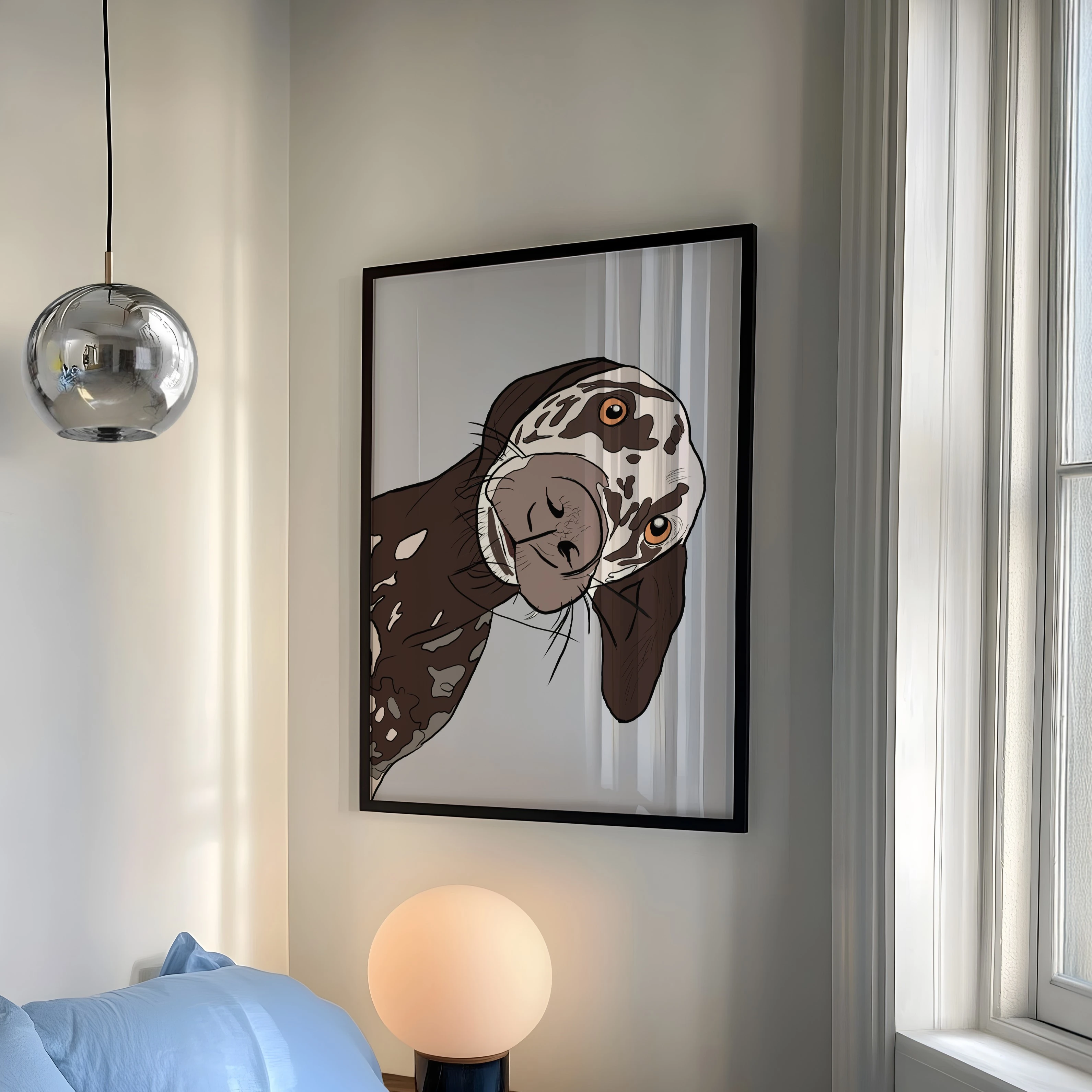 Cartoon Hayvan Portresi - Pastel