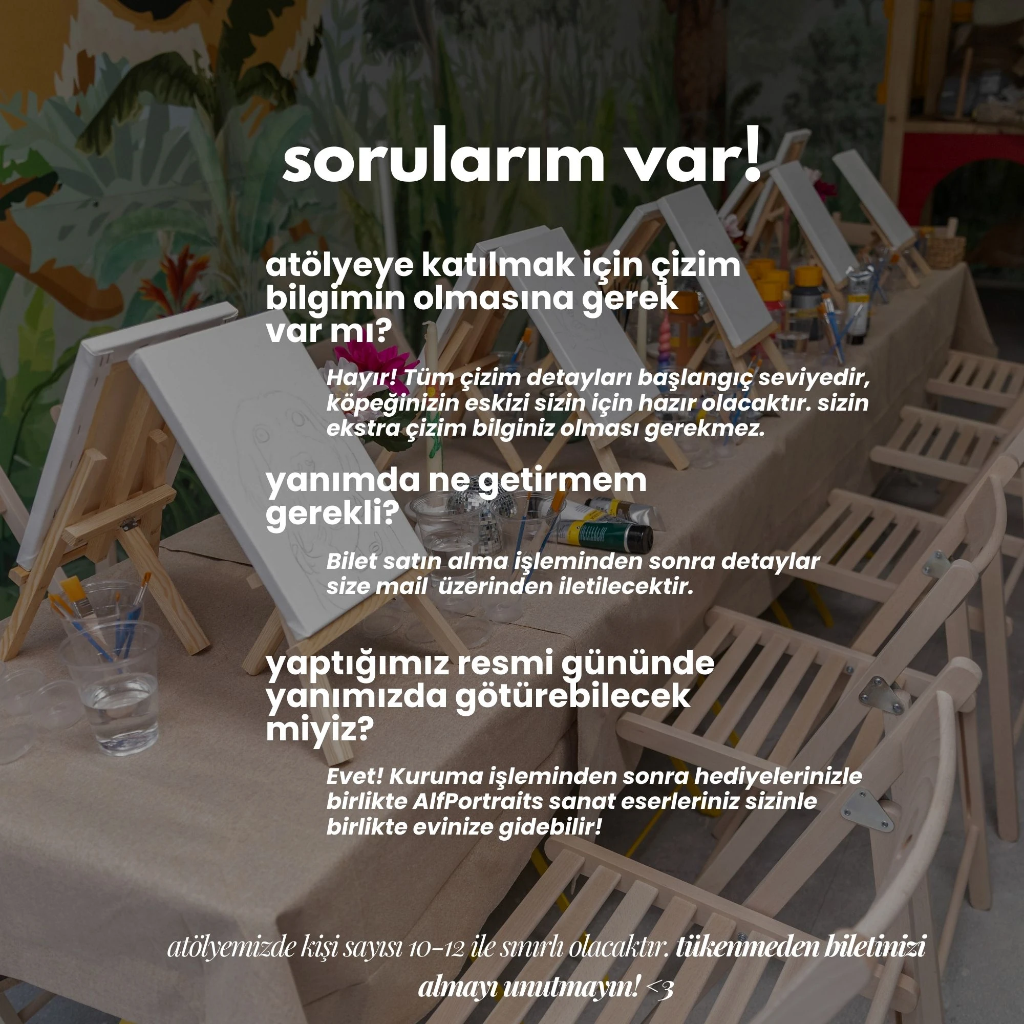 Art & Soul, Evcil Hayvan Çizim Workshop Bileti