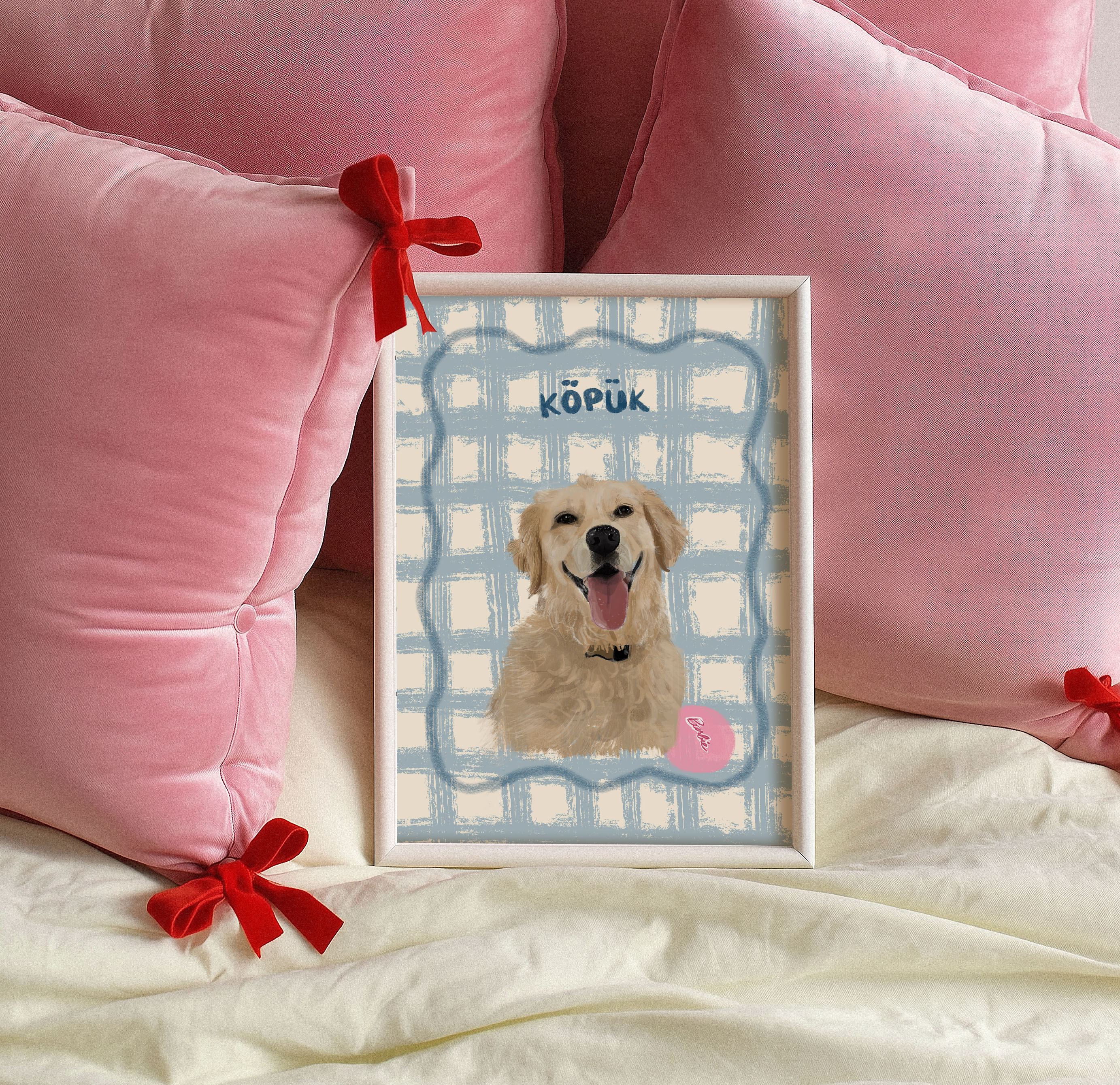 Funky Hayvan Portresi - Kareli