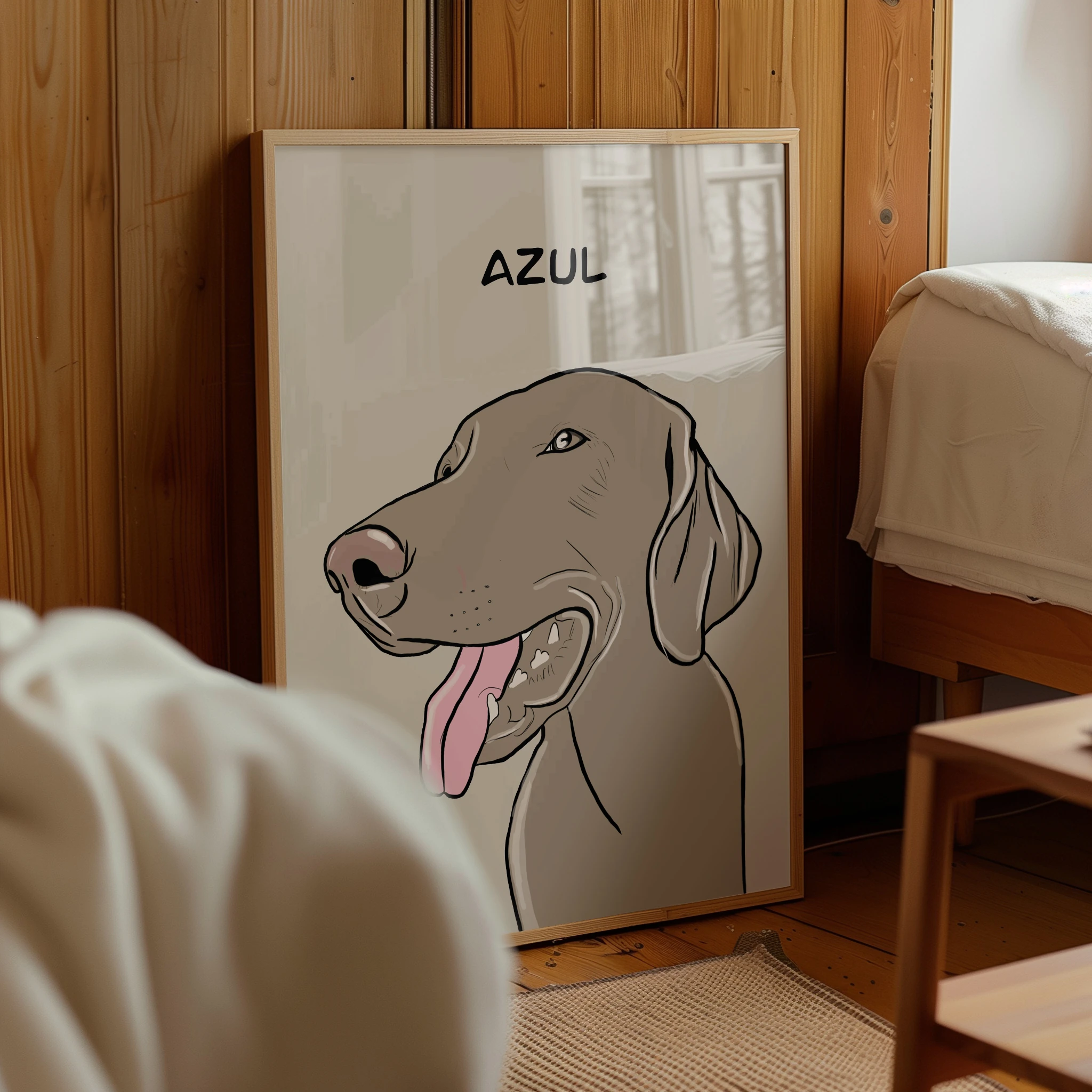 Cartoon Hayvan Portresi - Rotter