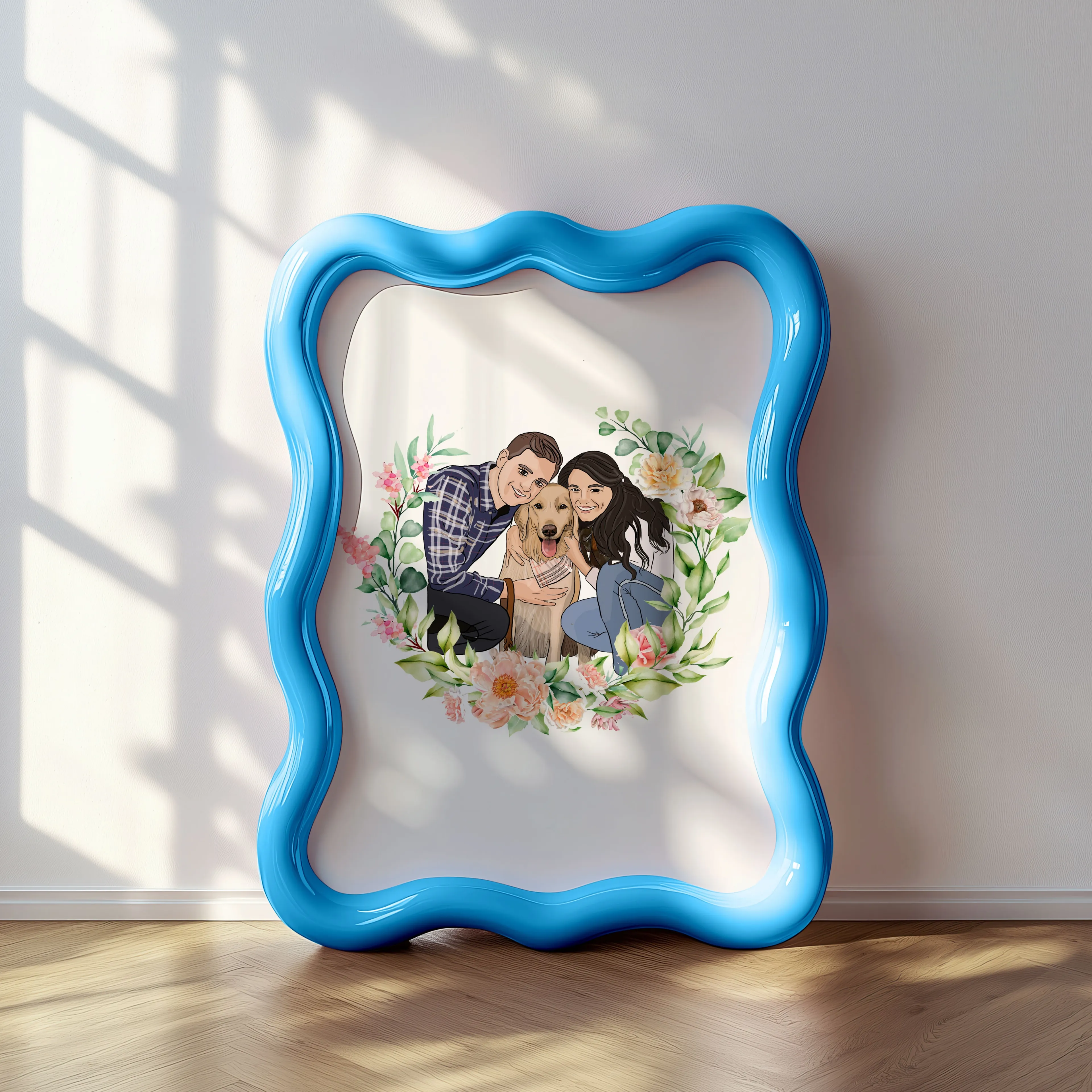 Çiçekli Aile Portresi - 1