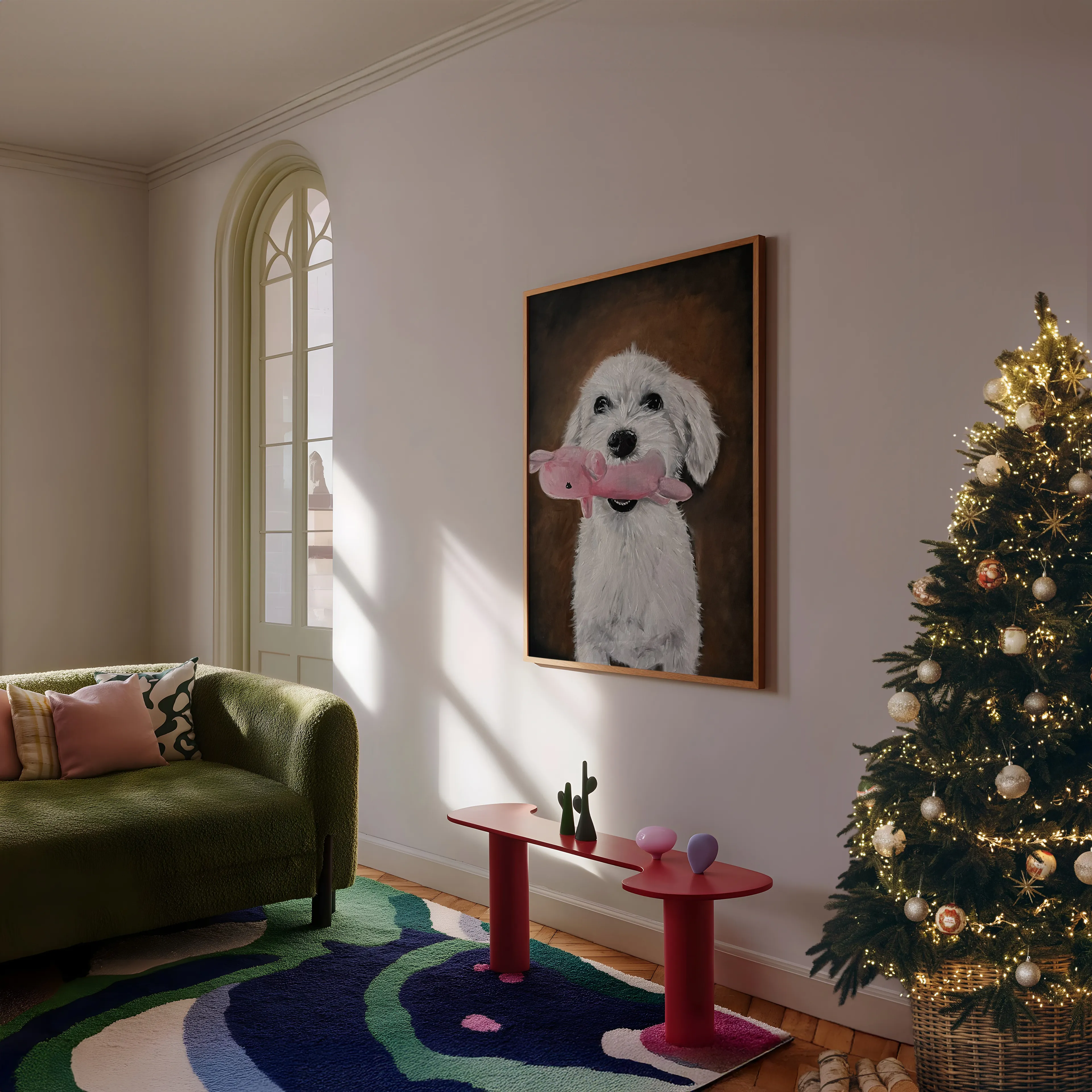 Evcil Hayvan Yağlı Boya Tablo