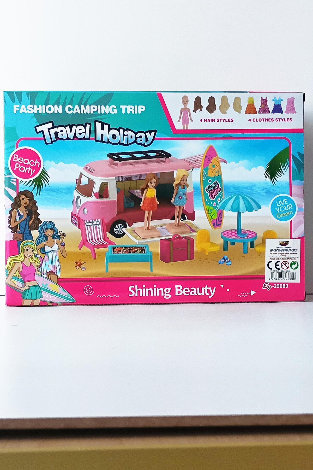 Çocuklar İçin Mini Karavan Seti