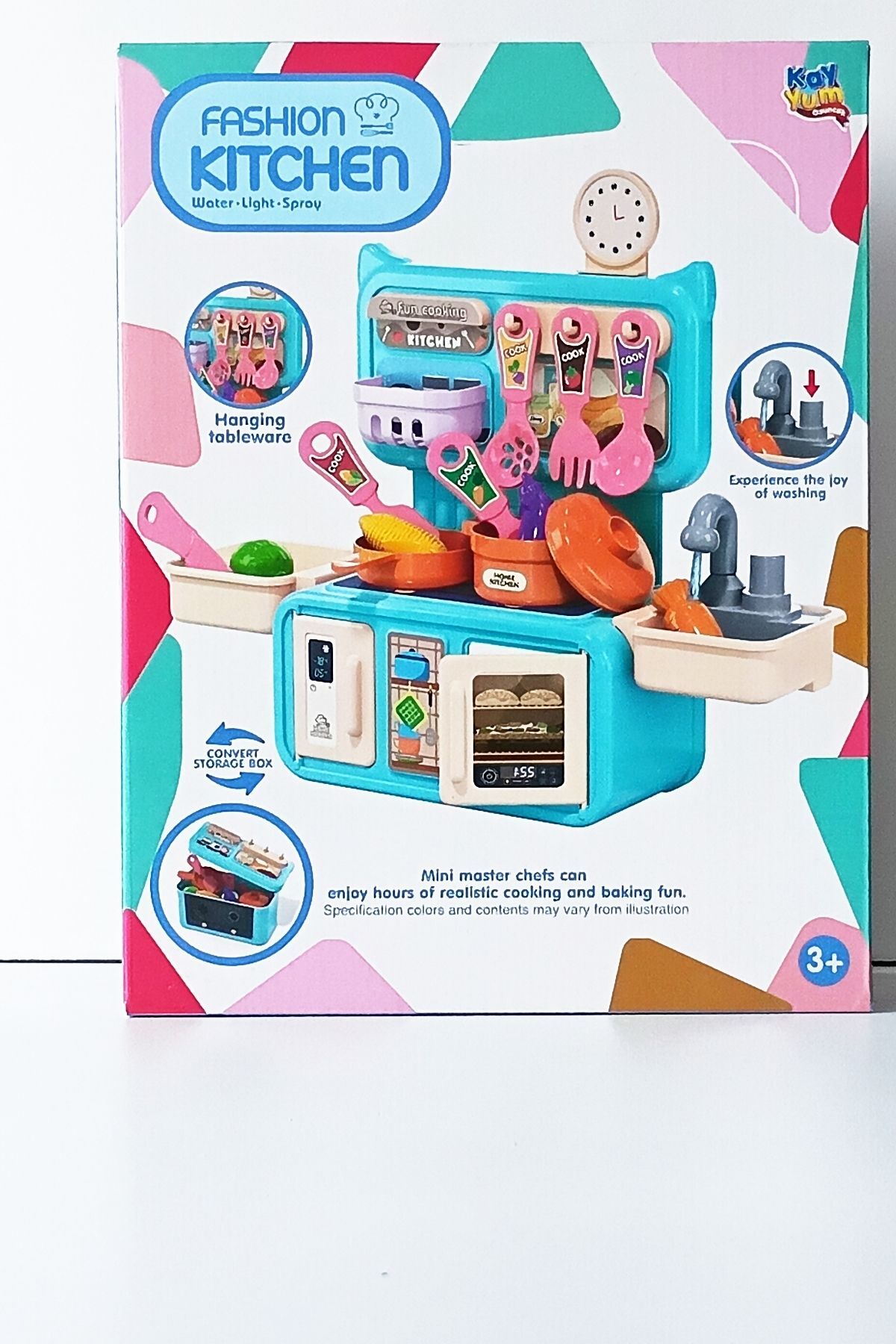 Çocuklar İçin Mini Mutfak Seti Mavi