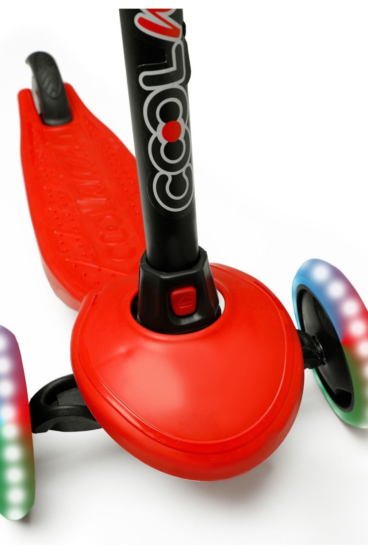 Cool Wheels Star Işıklı 3 Tekerlekli Çocuk Scooter Kırmızı