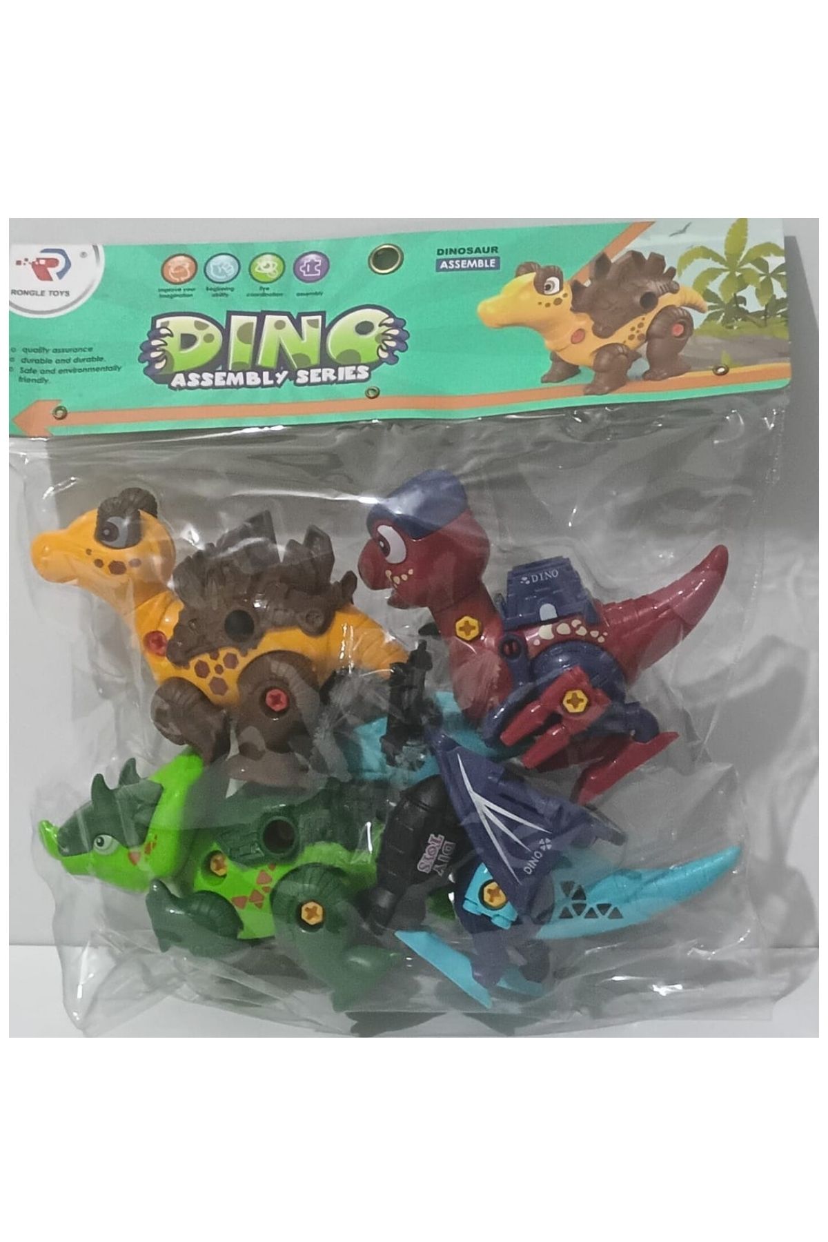Poşette dinazor takımı dört adet