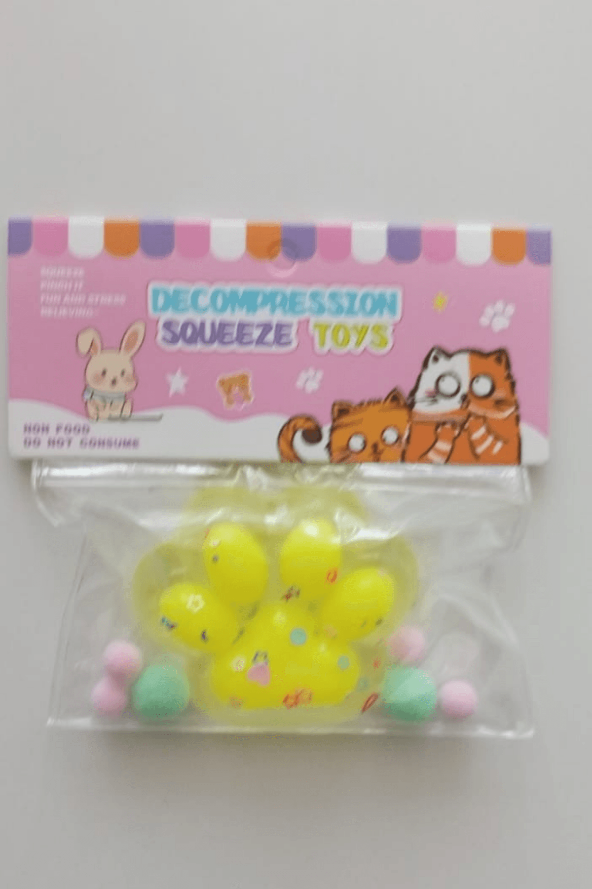 Sevimli Küçük Squishy Kedi Pati Pati Sıkma Sukuşi