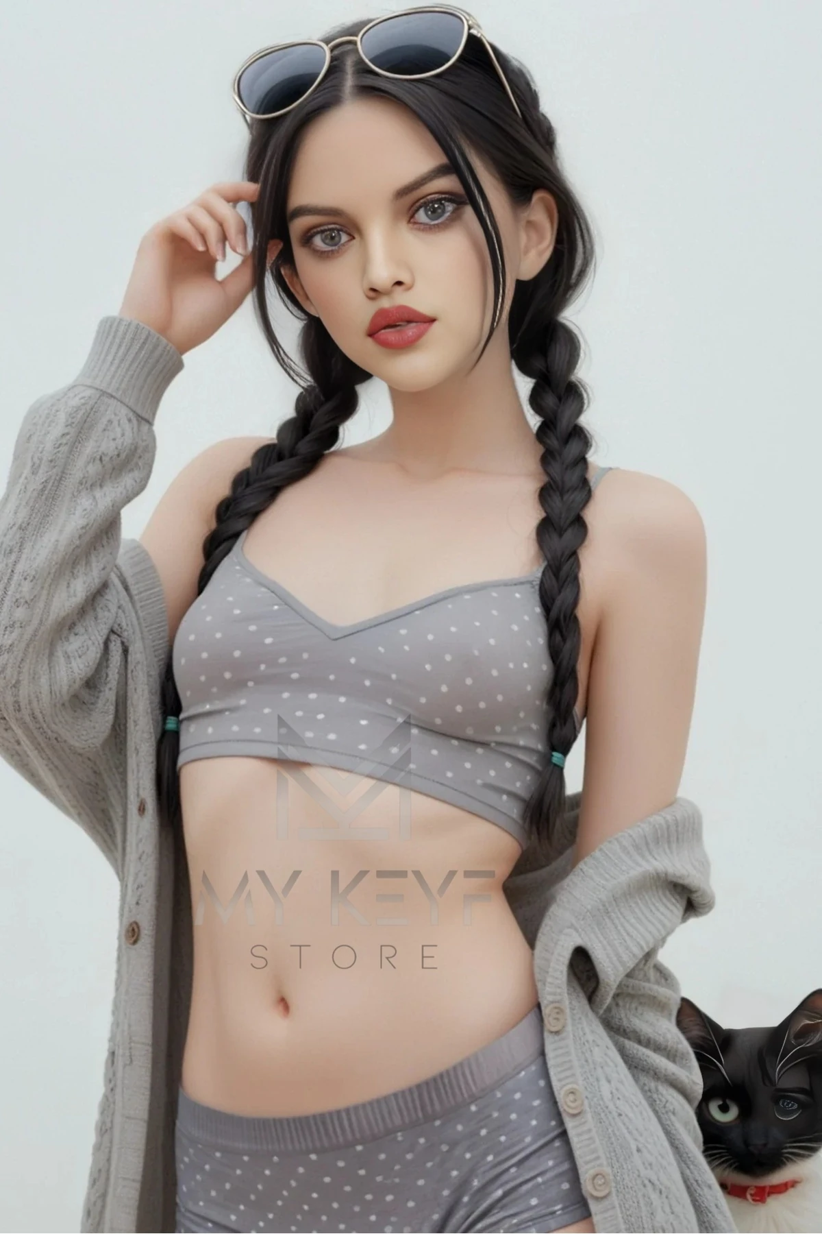 Flat Chest Küçük Göğüslü Manken Tam Realistik Tpe Yeni Nesil Titreşimli Pozisyonel *1.43 Boy *30 kg