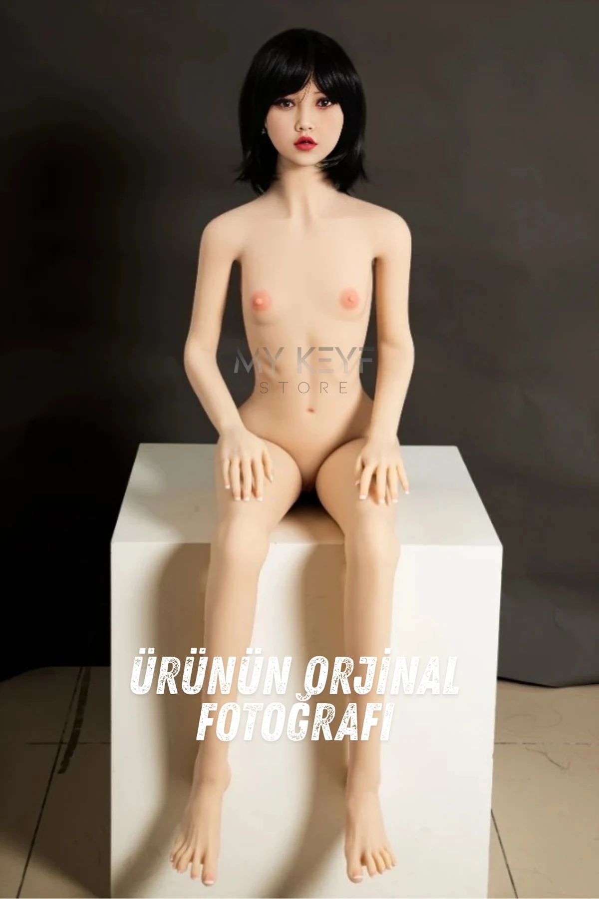 Realistik Manken Usb Şarjlı Flat Chest Düz Göğüslü 3*İşlevli 1.50 Boy 30 kg Titreşim Özellikli Tpe