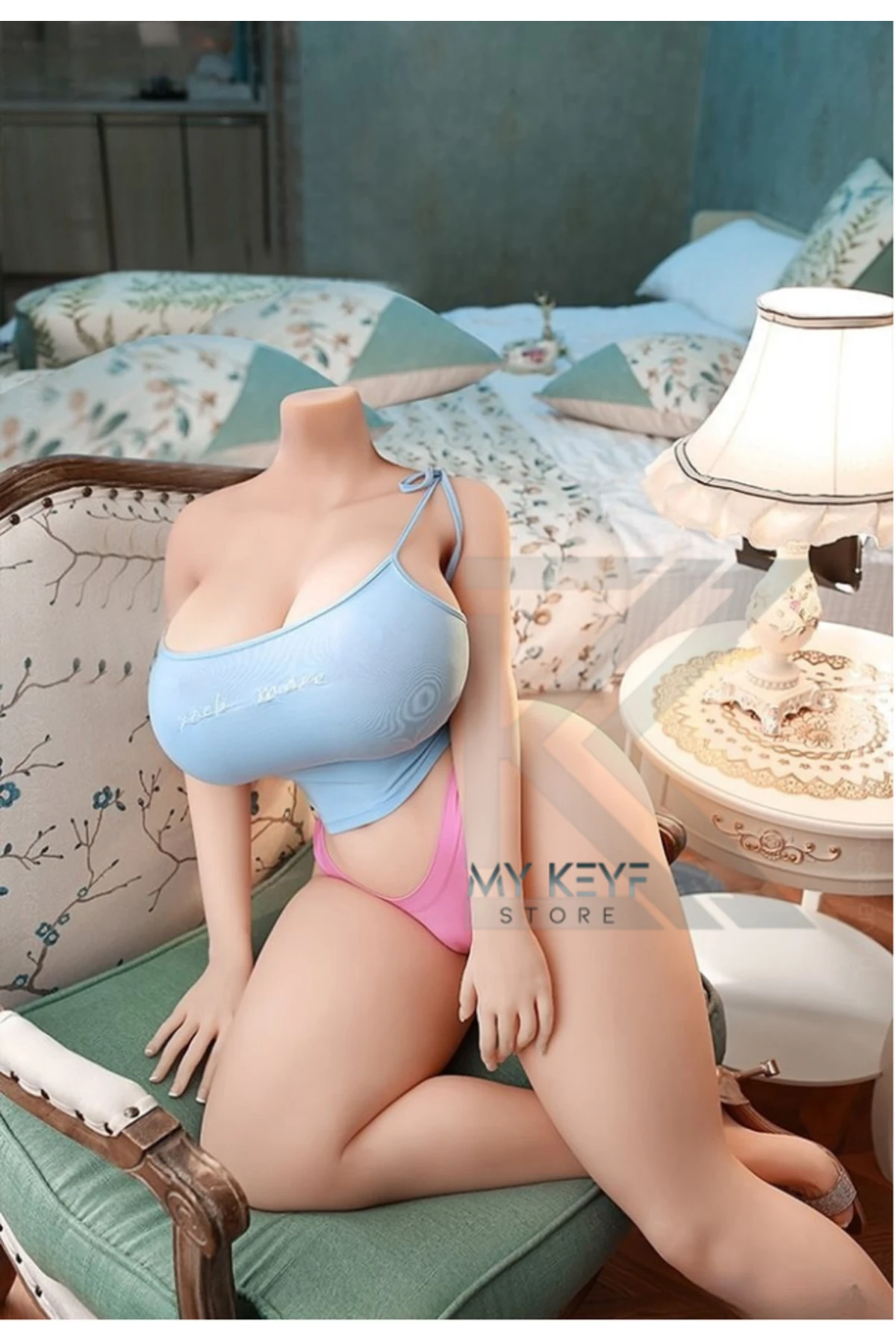 Full Realistik Tam Boy Kadın Manken Sesli Titreşimli Çift İşlev Pozisyonel 13 KG 110 CM HEDİYELİ