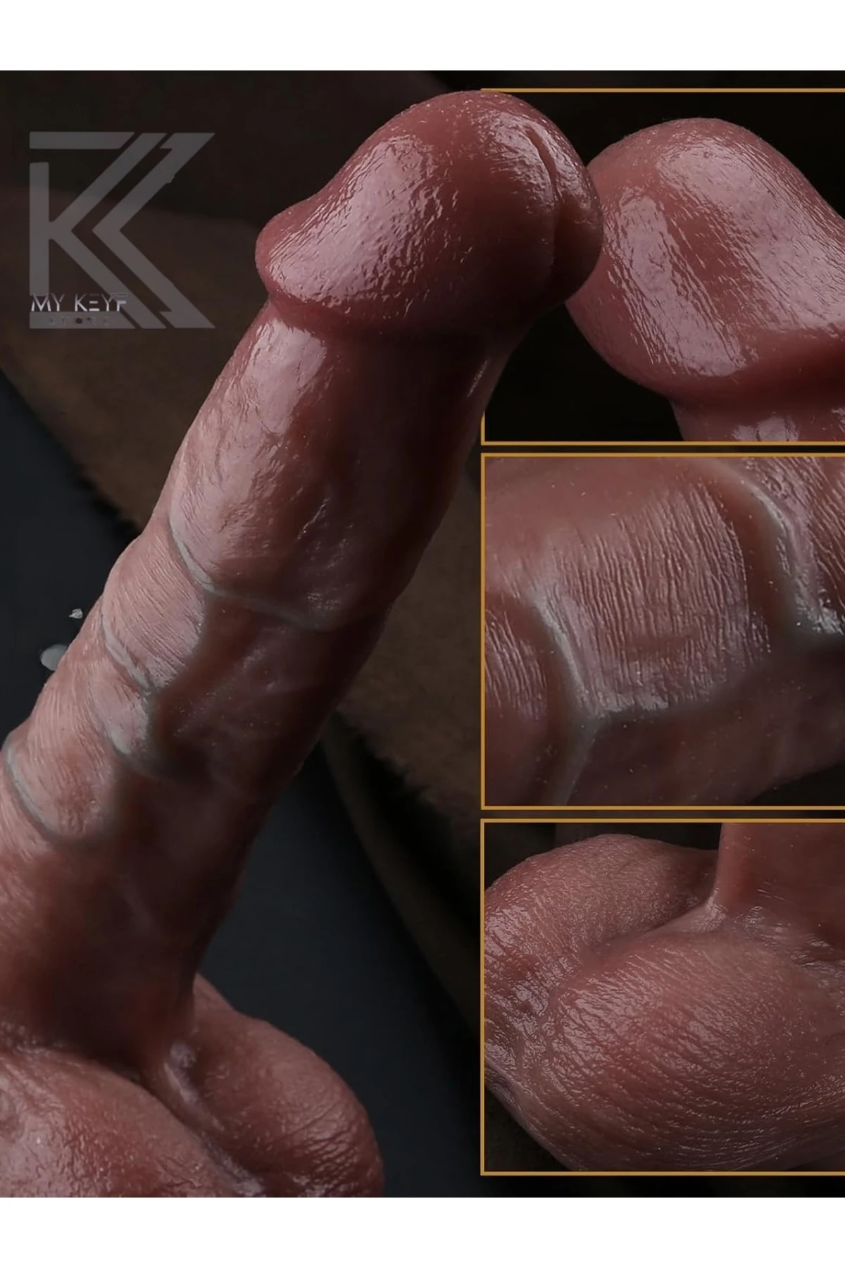 İleri Geri Hareketli Ultra Yumuşak Dokulu Vibratör kumandalı Penis Çift Motorlu Suya Dayanıklı 21cm