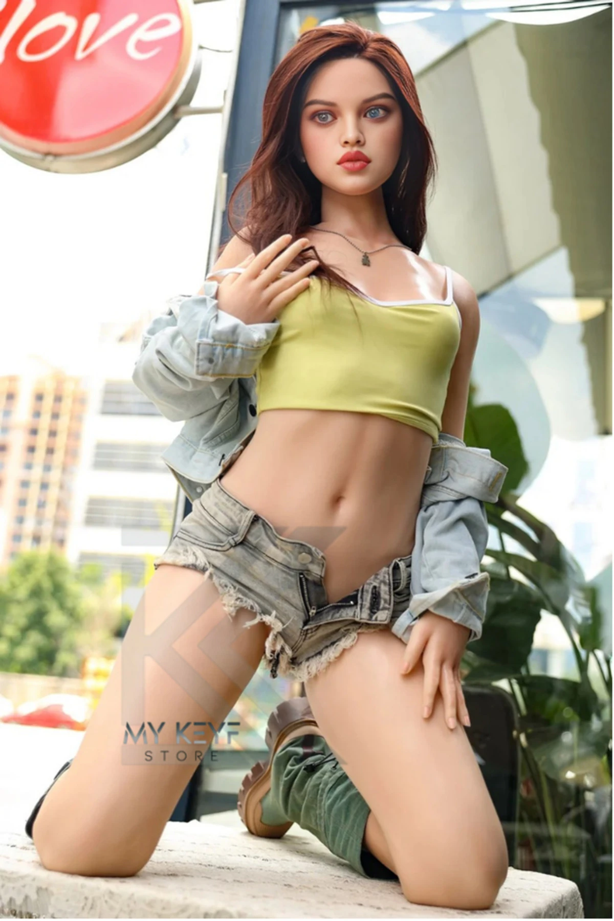 Tam Realistik Kadın Robot Sesli Şarjlı Titreşimli 3 İŞLEVLİ EMİŞLİ İskelet Sistemli 30KG 1.45CM