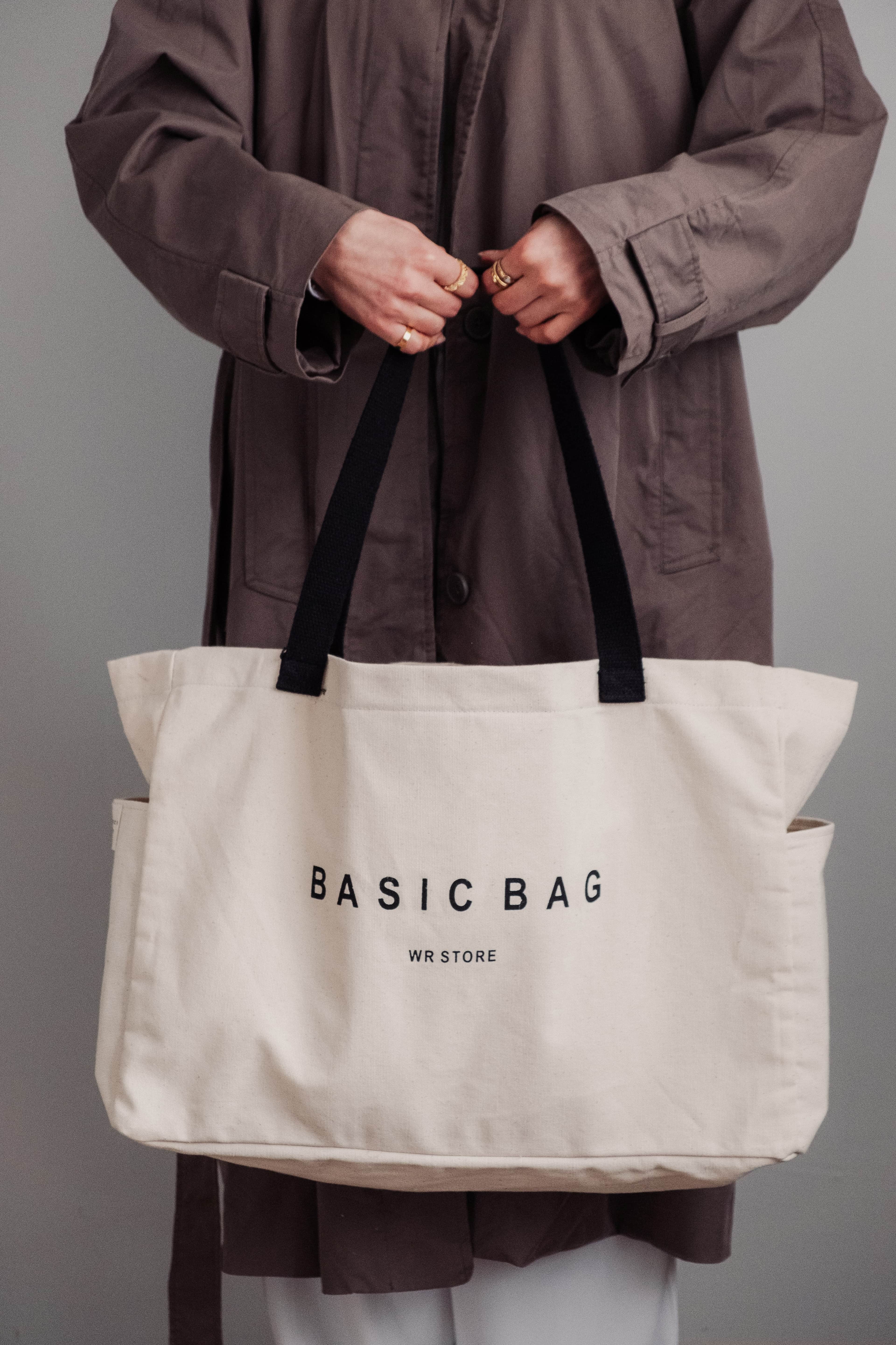 Wolf&Rock Büyük Boy Kanvas Çanta Basic Bag
