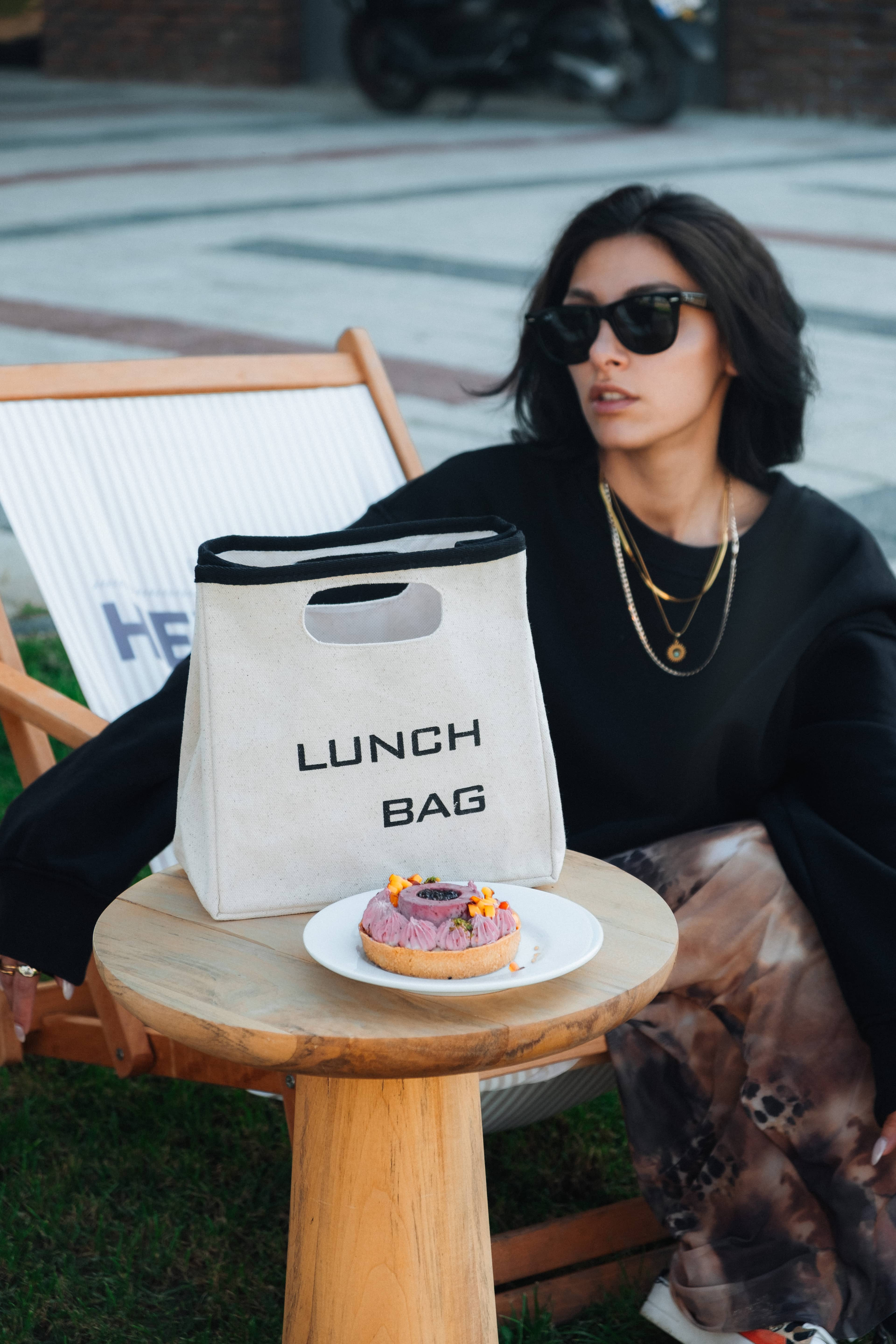 Wolf&Rock %100 Pamuk Kanvas El Çantası Lunch Bag